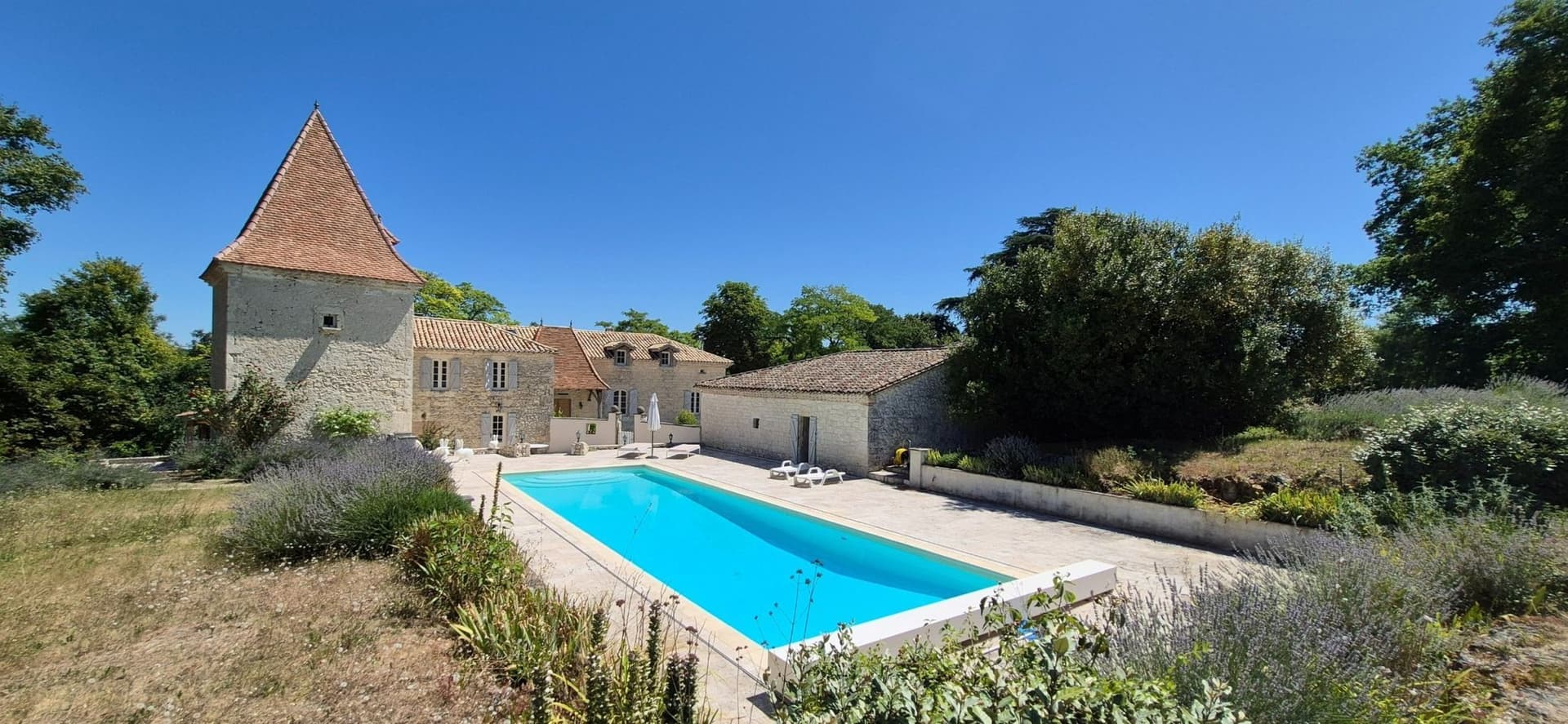 Elegant Fully Restored Manor With Guest House And Expansive Grounds — in Quercy Blanc, France