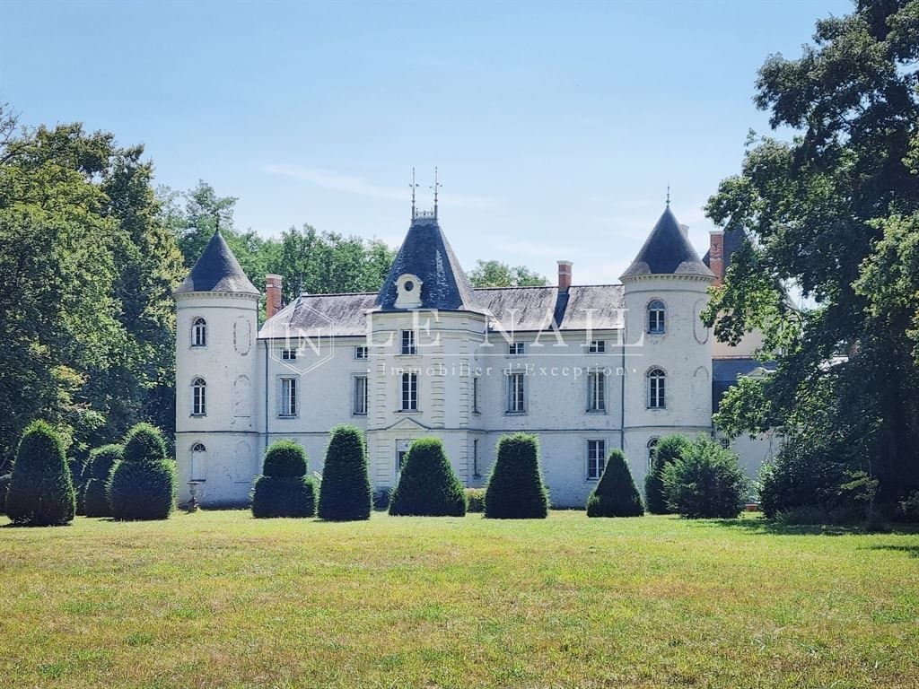 Remarkable 19th Century Château With Expansive Park and Modern Amenities — Château for sale in Centre-Val de Loire, France