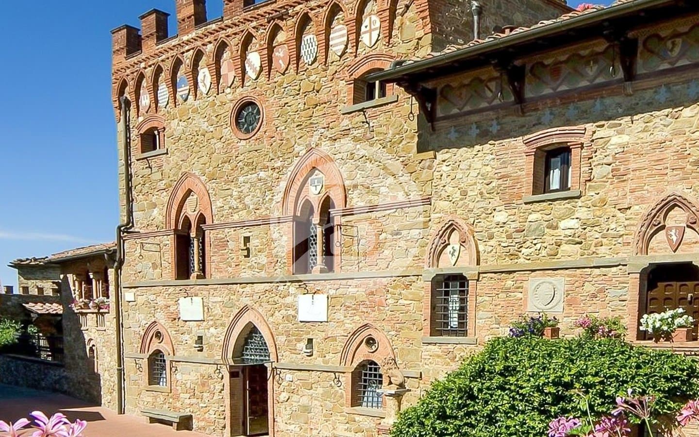Stunning 12th Century Castle With Panoramic Pool And Olive Gardens — in Tuscany, Italy