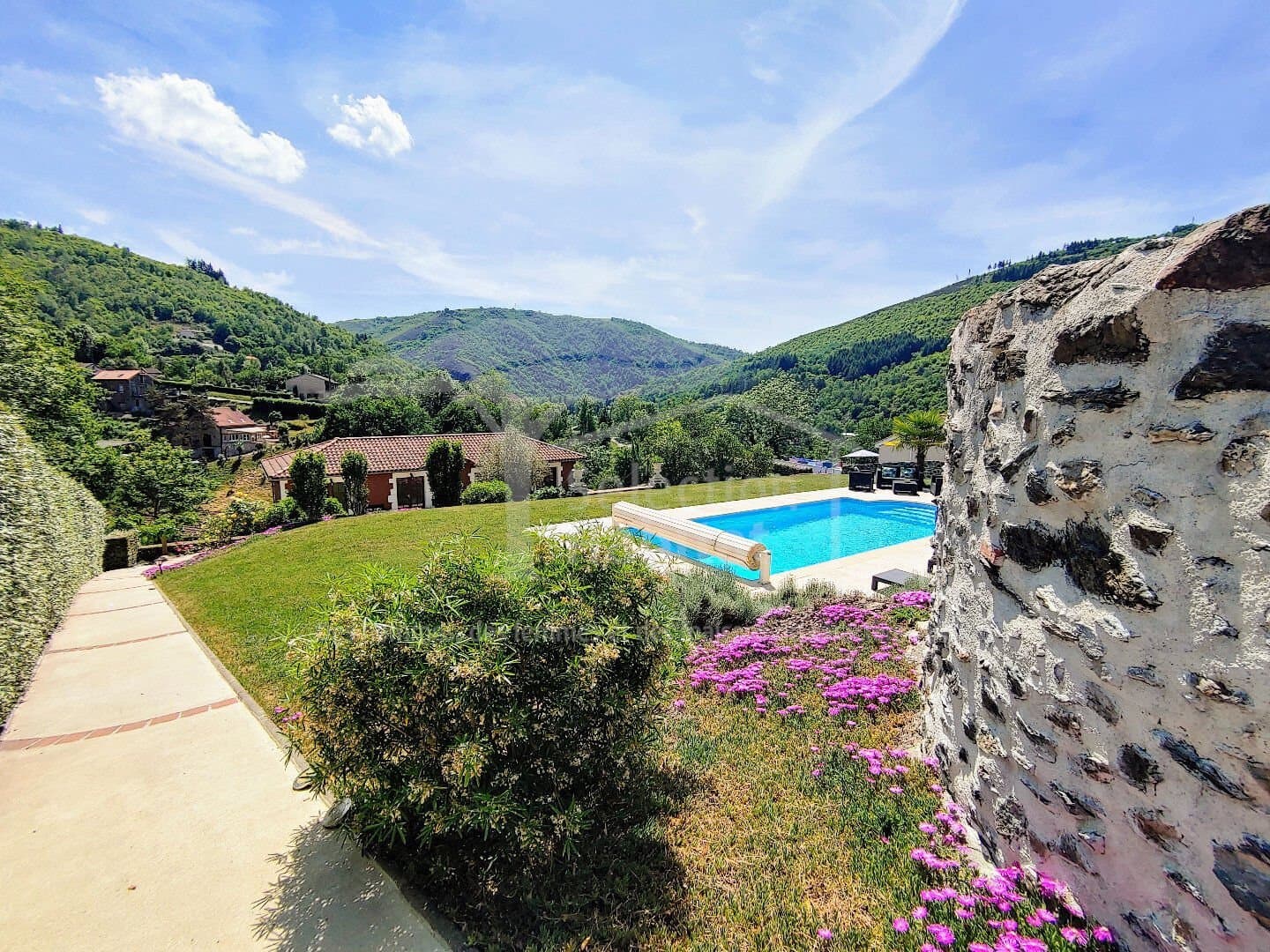 Restored 14th Century Château With Pool Overlooking The Aveyron Basin