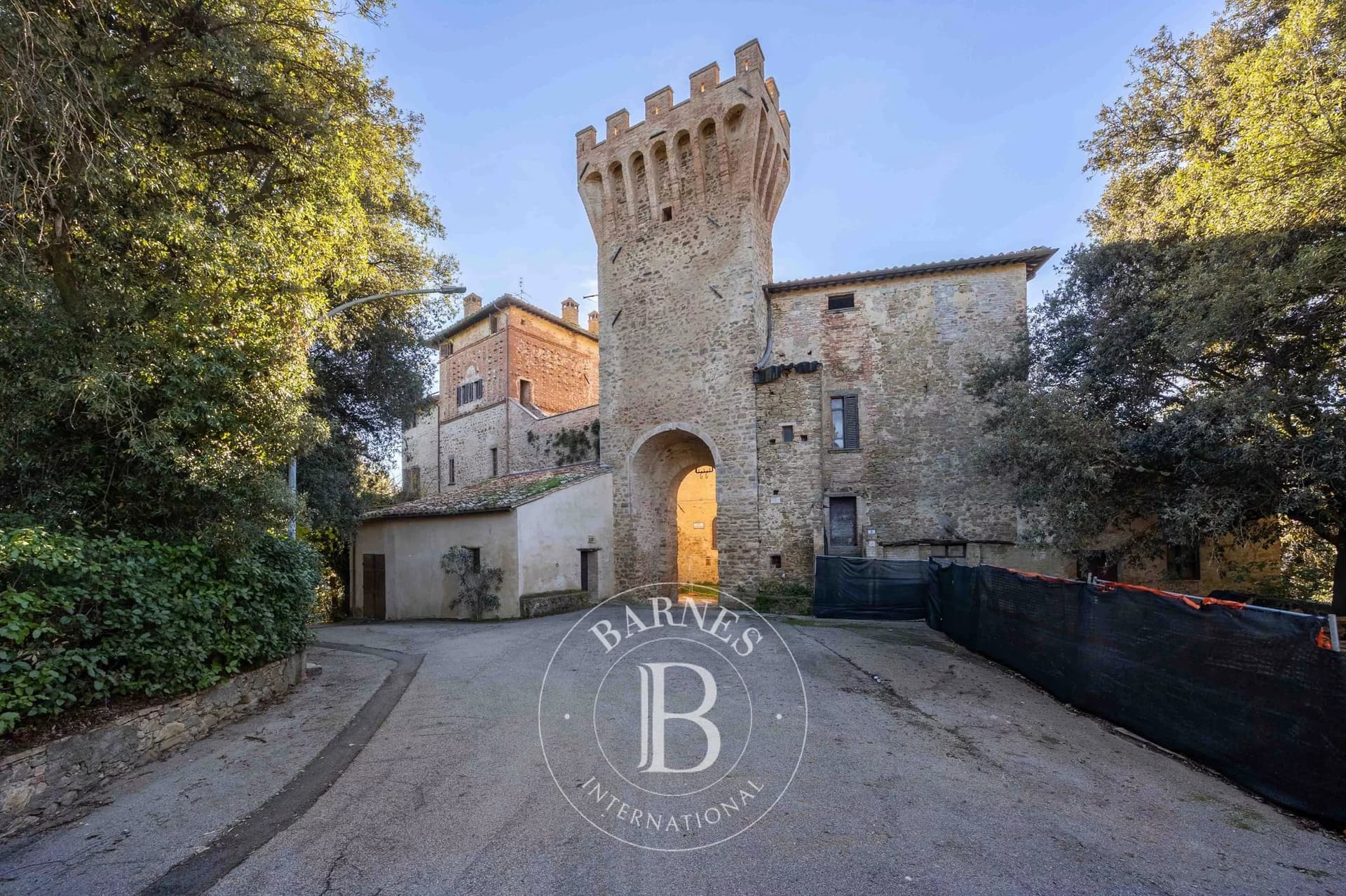 Historic Medieval Castle With Tower And Panoramic Terrace In Umbria