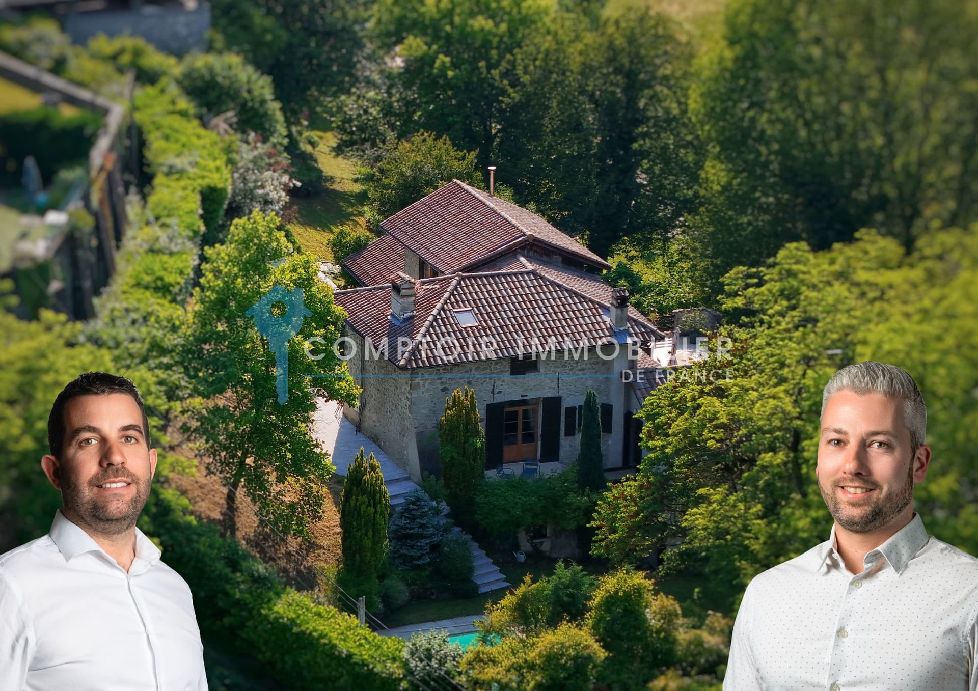 Exceptional Character Building With Pool In The Heart Of Bernin — in Auvergne-Rhône-Alpes, France