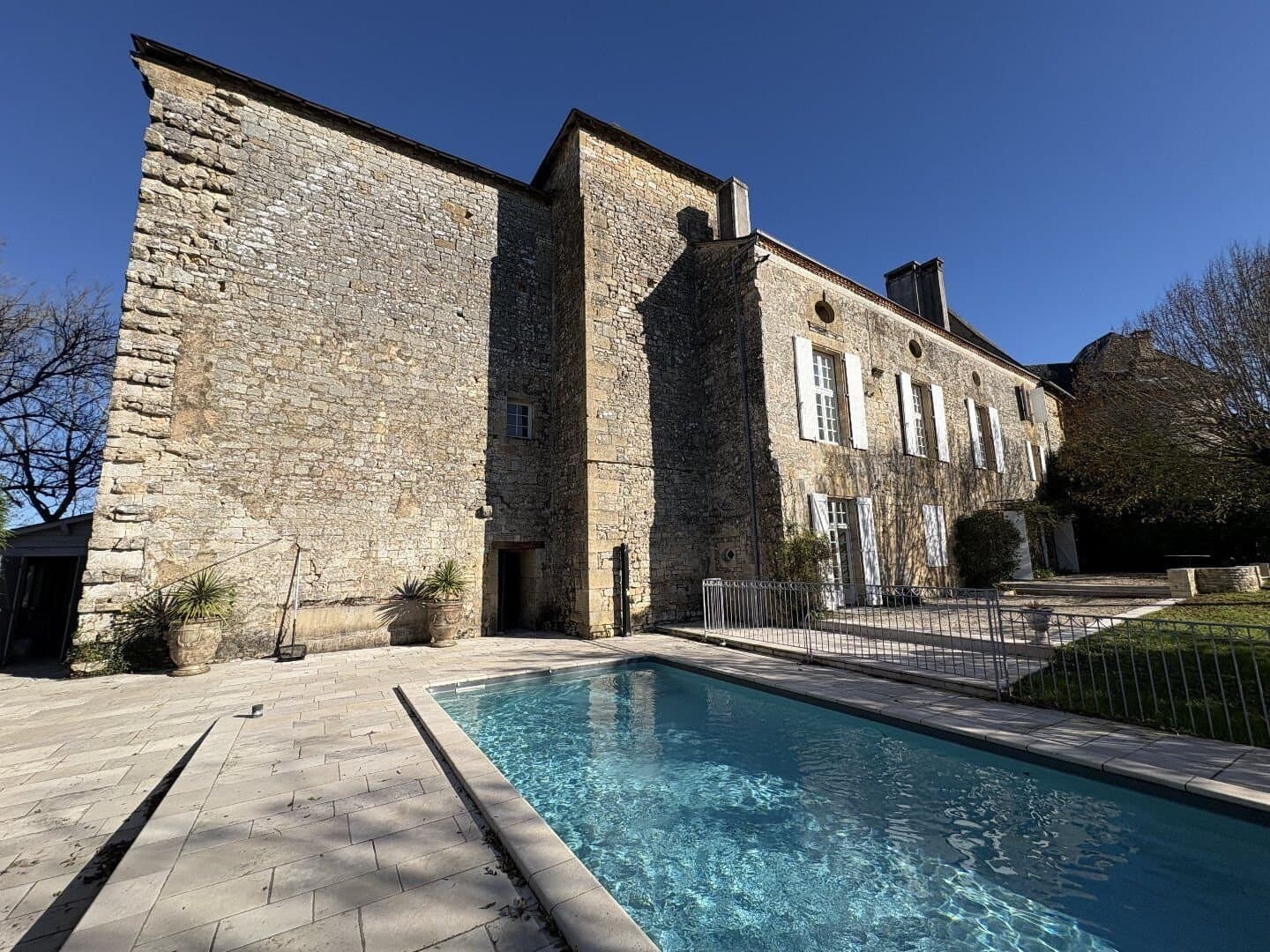 Stunning Restored Château With Pool And Panoramic Valley Views — Château for sale in Dordogne, France