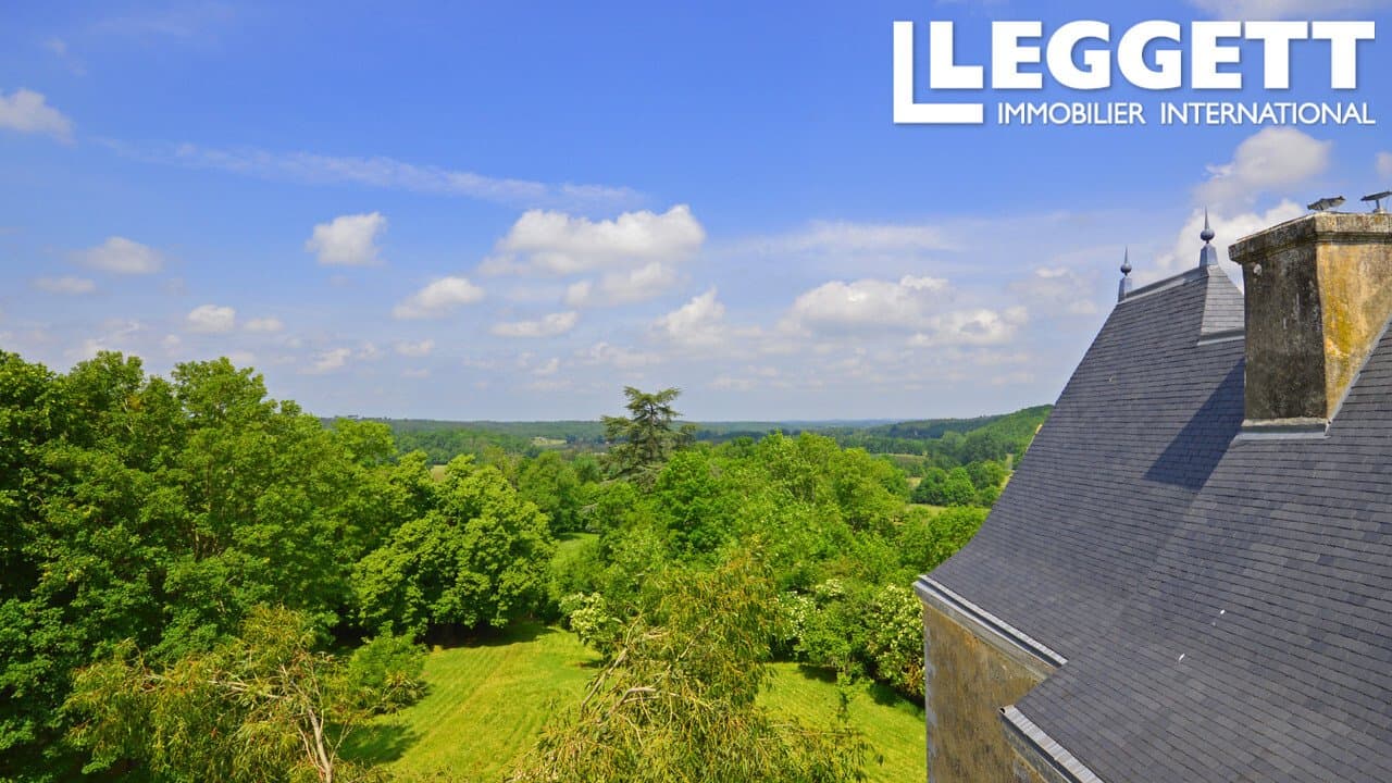 Authentic Medieval Castle With Outbuildings Overlooking A River Valley 2