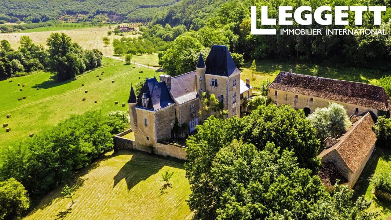 Authentic Medieval Castle With Outbuildings Overlooking A River Valley 4