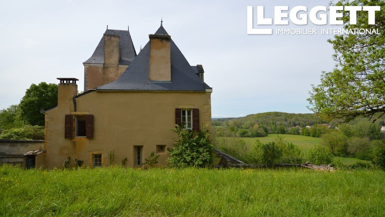 Authentic Medieval Castle With Outbuildings Overlooking A River Valley 5
