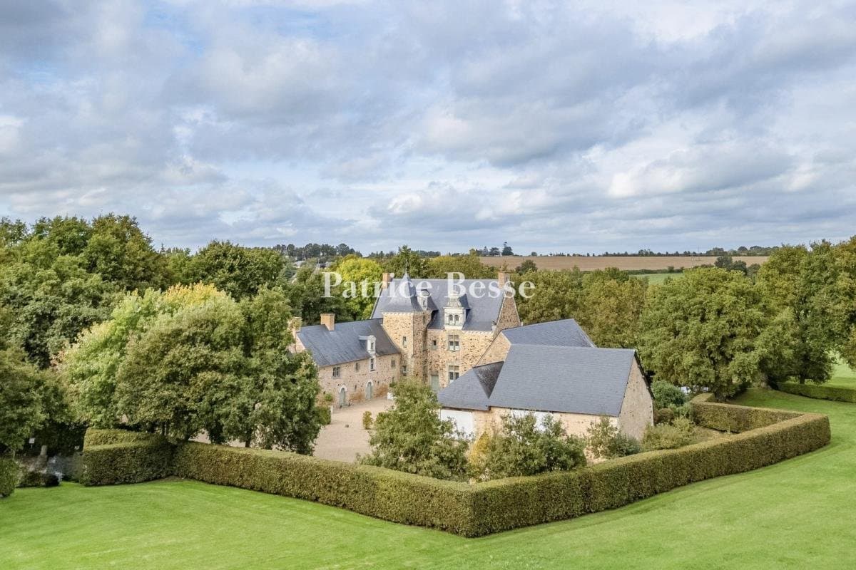 Historic Manor With Moat, Outhouses And 20 Hectares Of Grounds — in Haut-Anjou, France