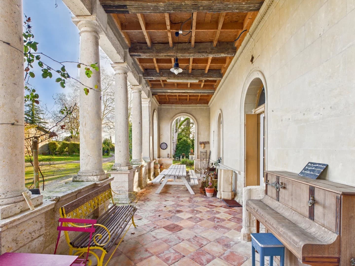 Historic Château with Guest Cottage and Panoramic Views 4