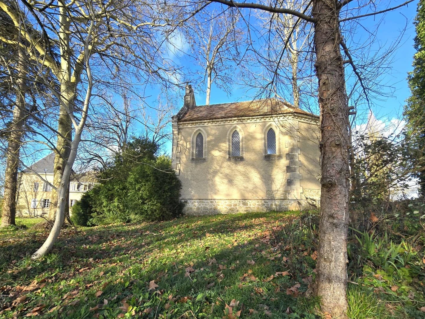 Historic Château with Guest Cottage and Panoramic Views 5