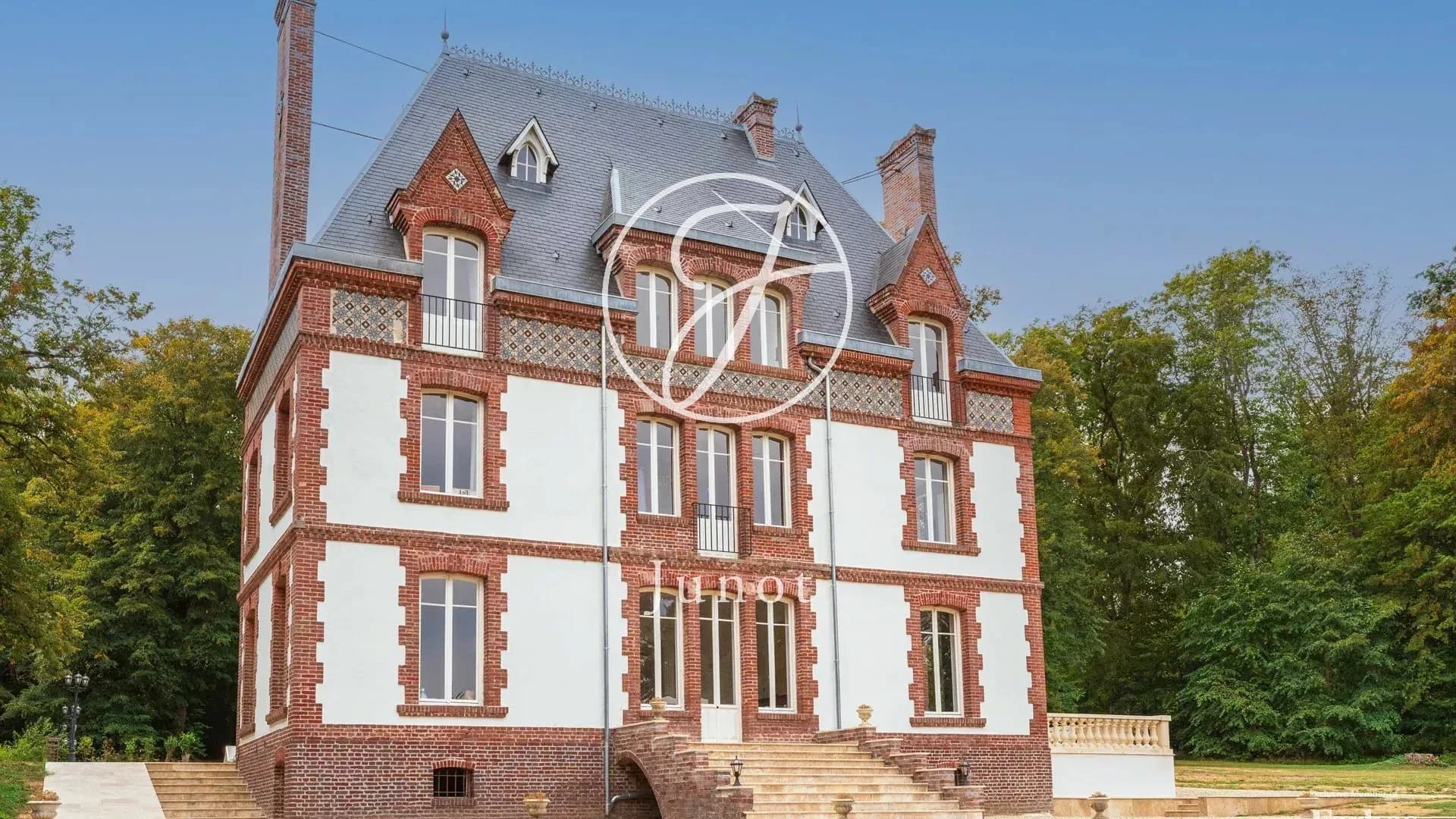 Charming 19th Century Castle With Expansive Park And Modern Comforts