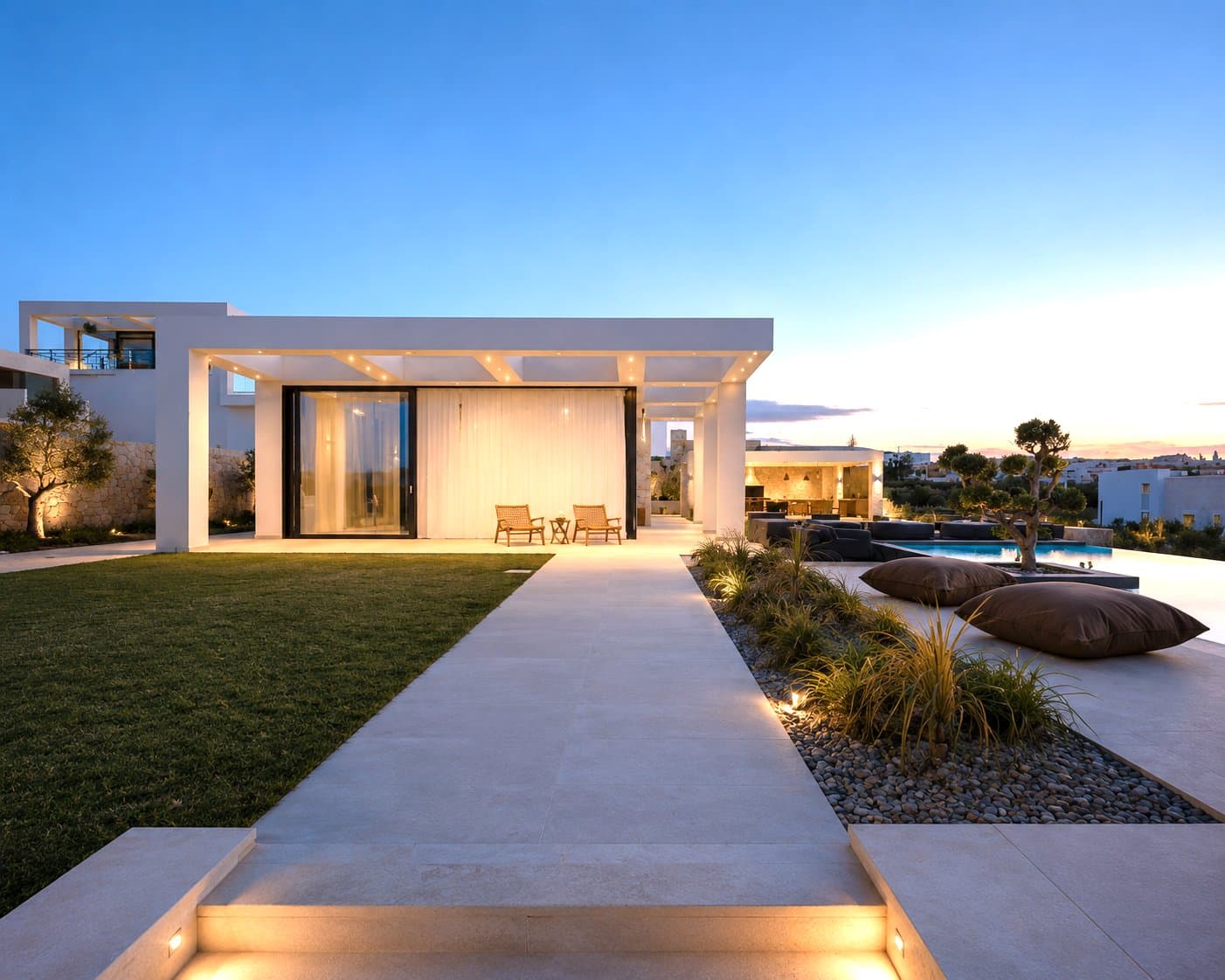 Elegant Villa With Sea View And Infinity Pool Near Chania