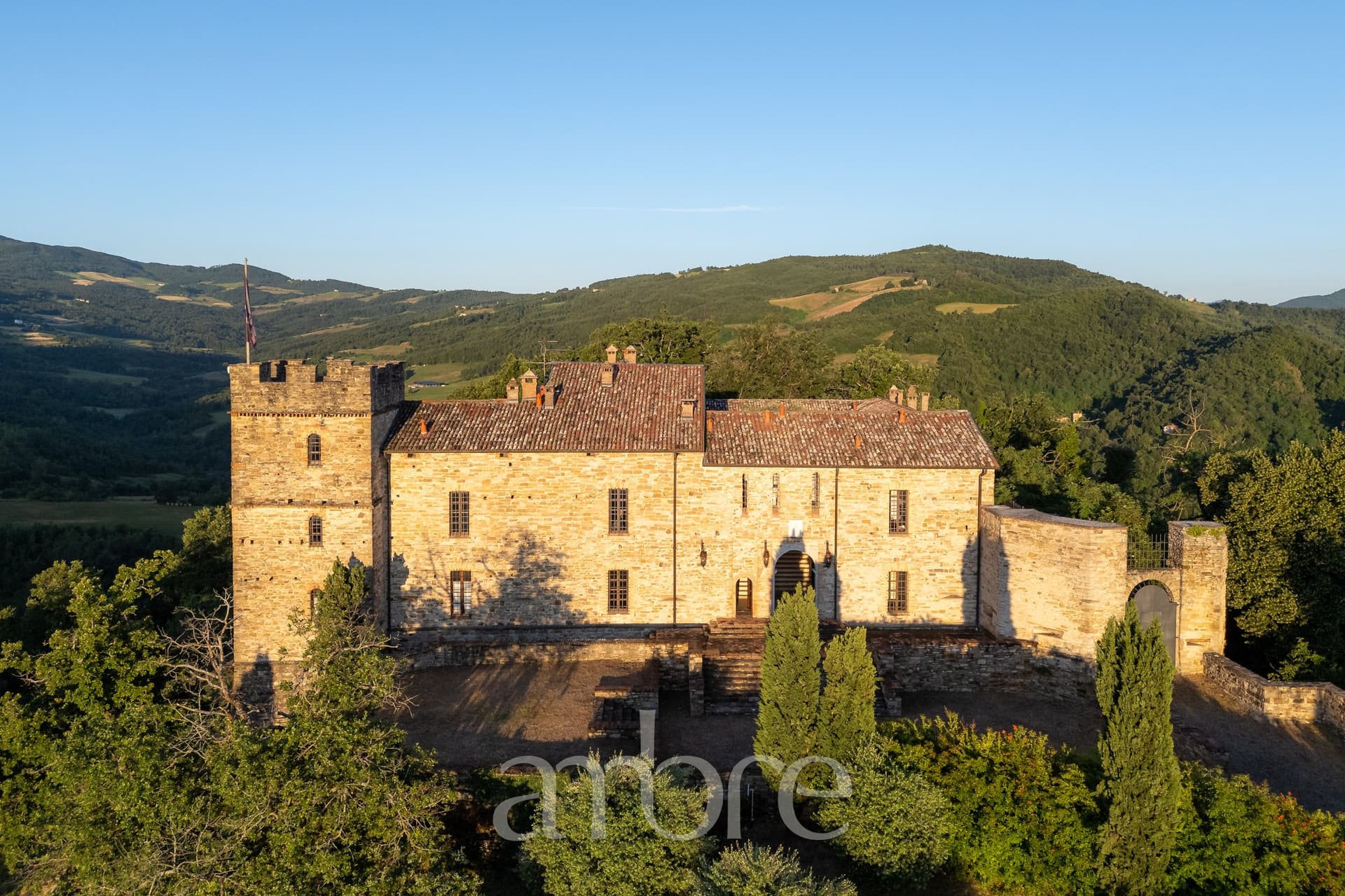 Historic 12th Century Castle With Panoramic Terraces In Emilia-Romagna — in Emilia-Romagna, Italy