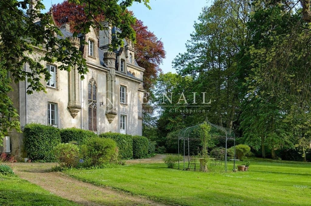 Elegant 19th Century Neogothic Château Surrounded By Wooded Park 3