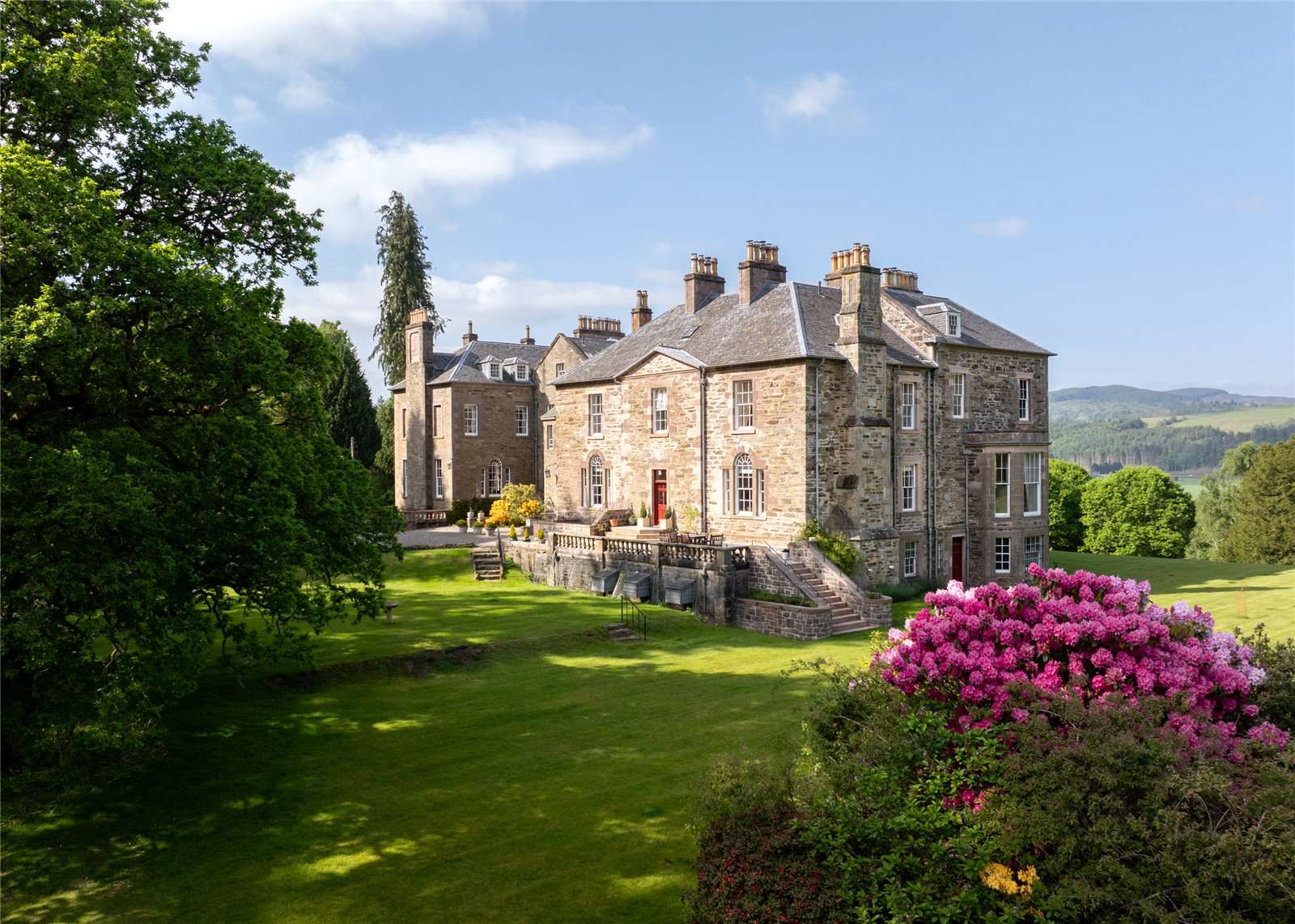Historic Kinnaird Estate With Diverse Landscape And Eleven Residential Properties — in Perthshire, Scotland