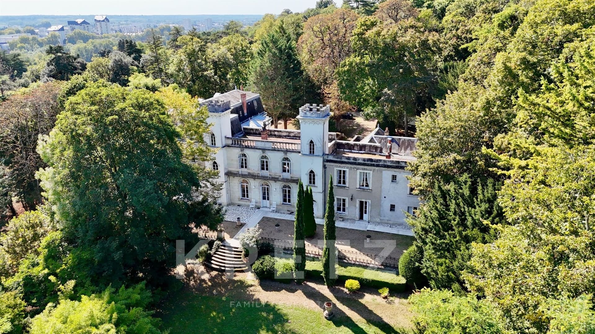19th Century Neo-Gothic Château With Indoor Pool And Extensive Grounds 2