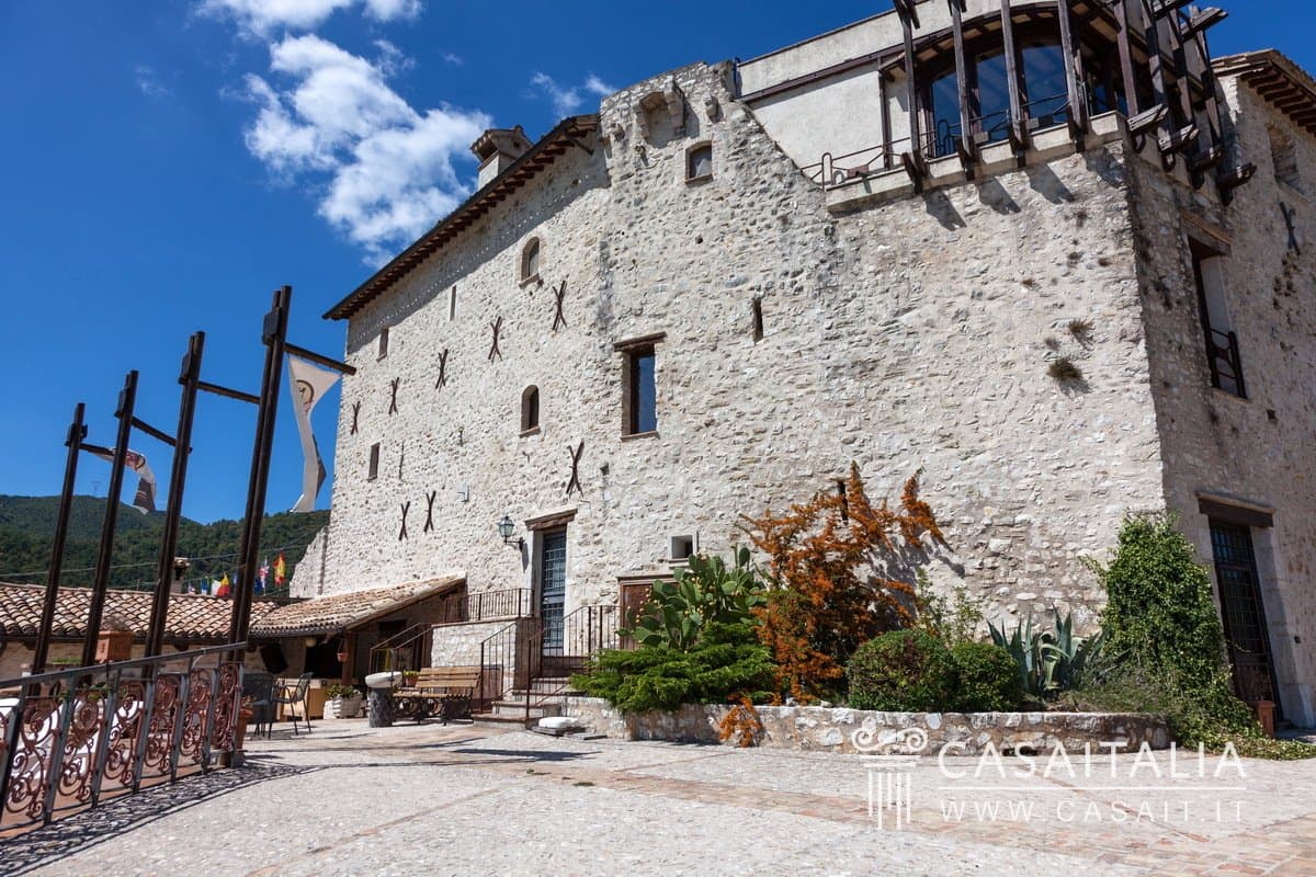 Restored Castle Resort With Spa And Pool Near Spoleto — in Umbria, Italy