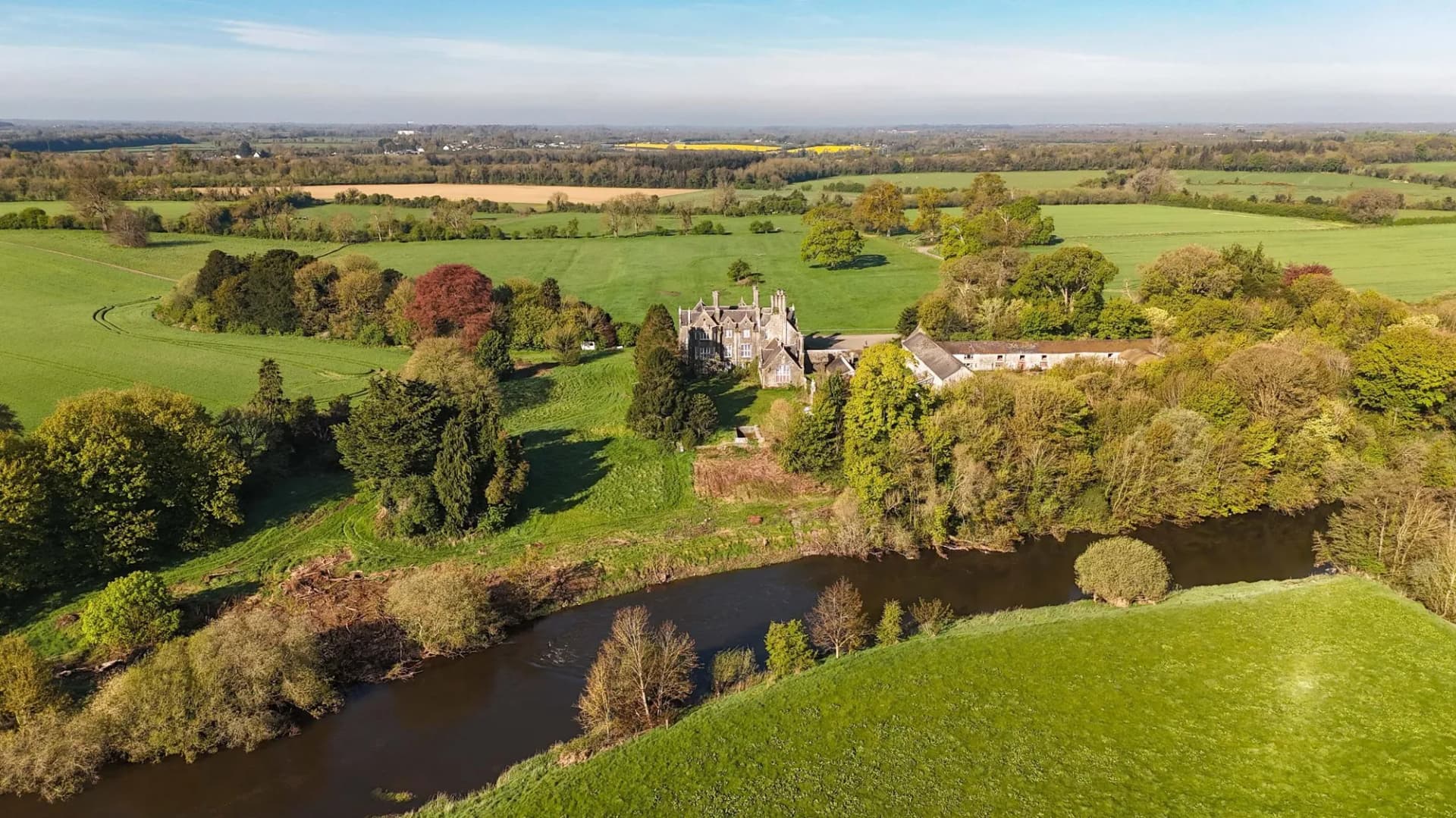 Historic Tudor Revival Residence Set on 80.5 Hectares with River Frontage 2