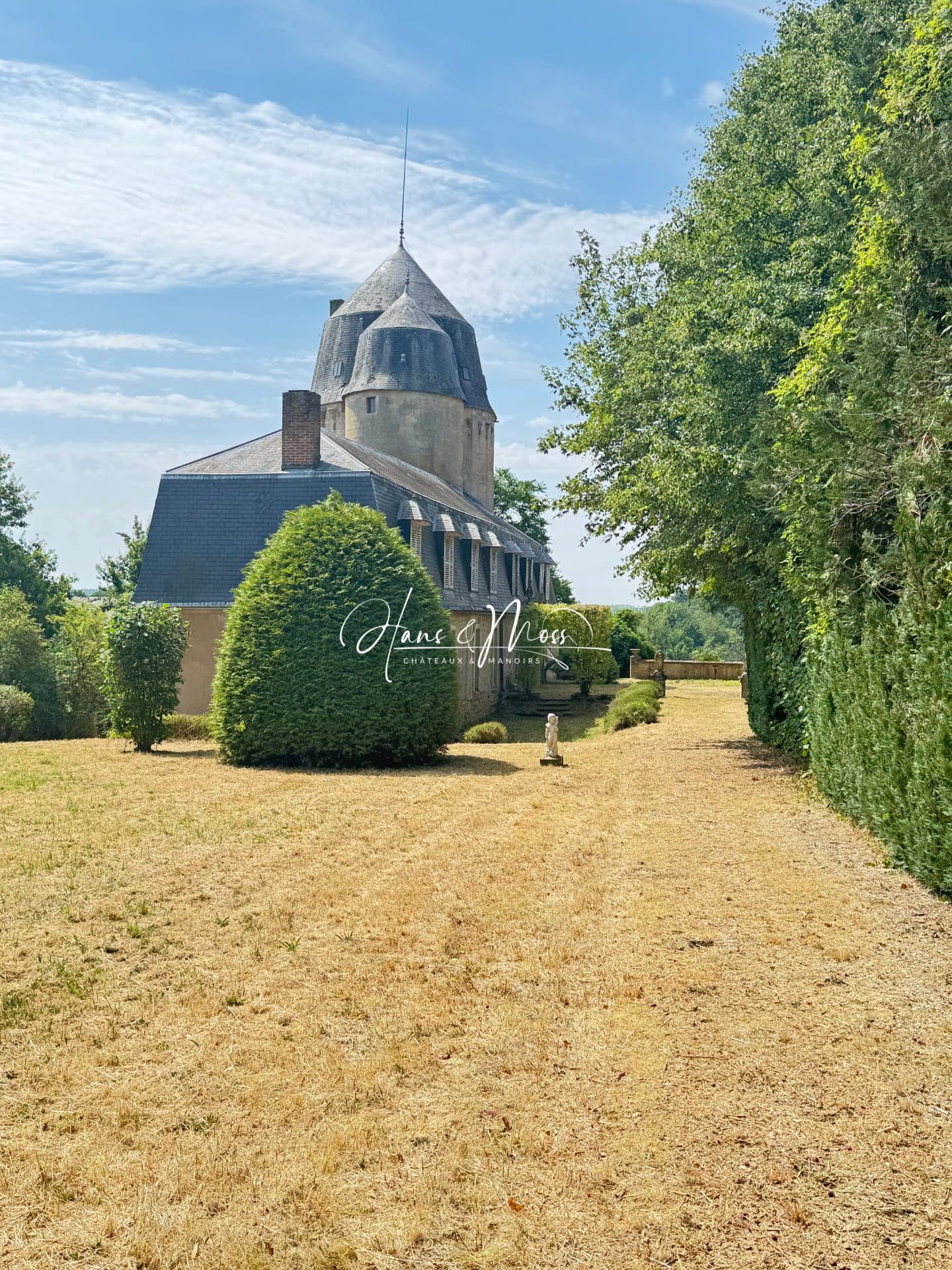 Historic Château with Medieval Keep and Formal Gardens