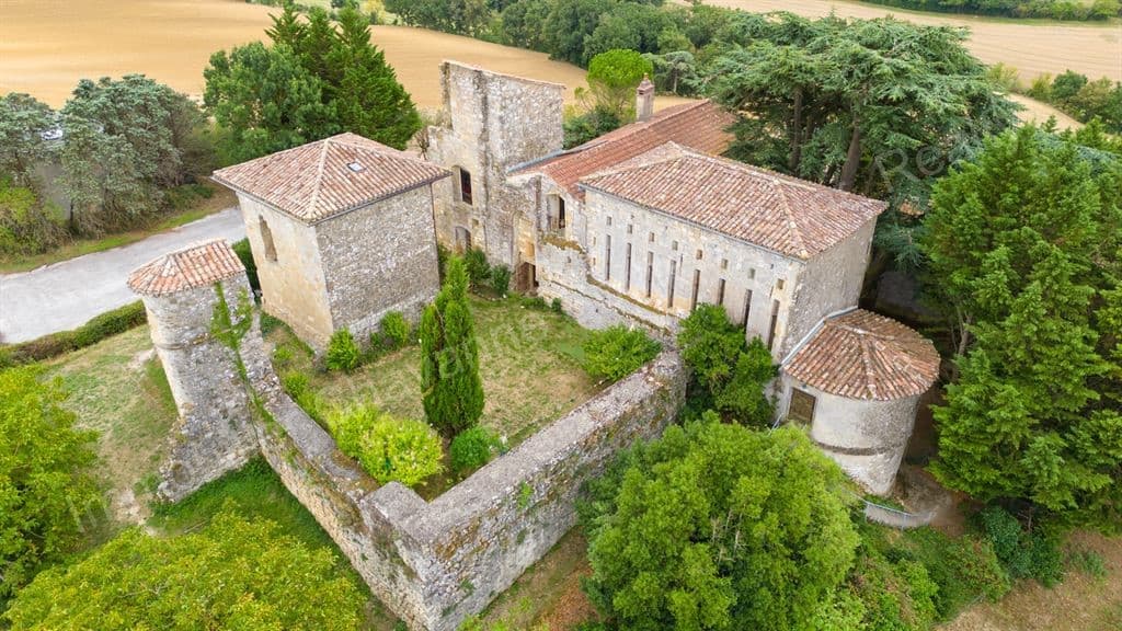 Historic 12th Century Castle With Stunning Views — in France