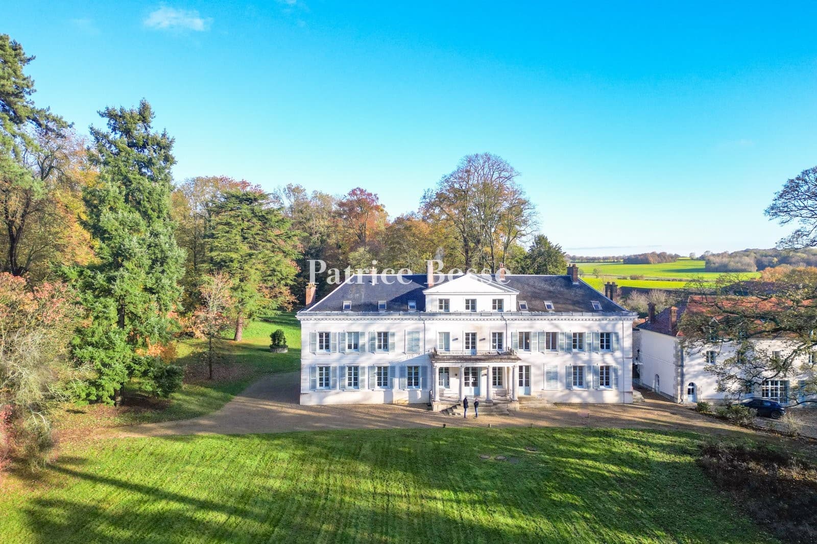 Neo-Palladian Château Set in 9 Hectares of Lush Grounds — Château for sale in France