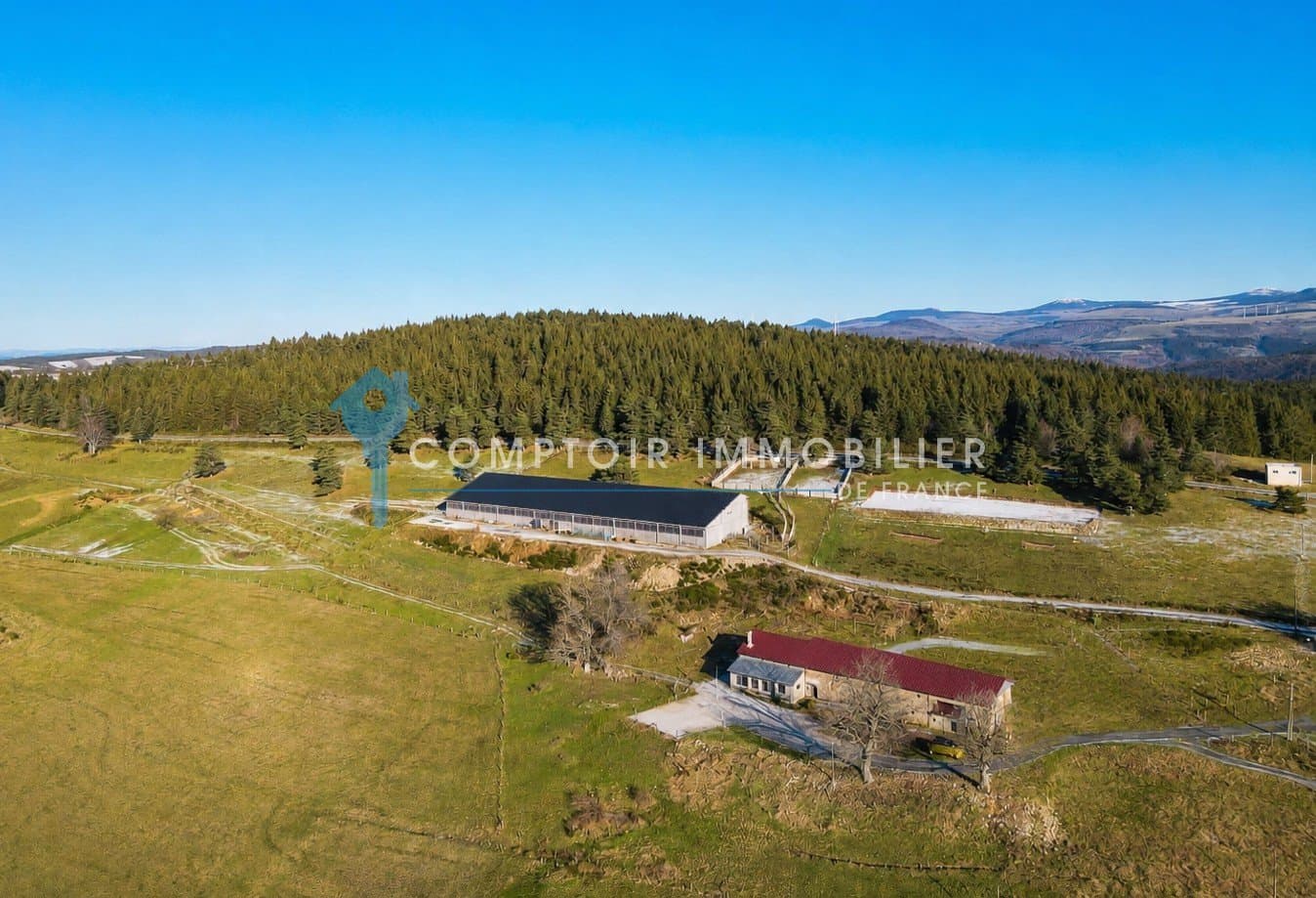 Exceptional Farmhouse with Holiday Cottages in the Ardèche Mountains — in Ardèche, France