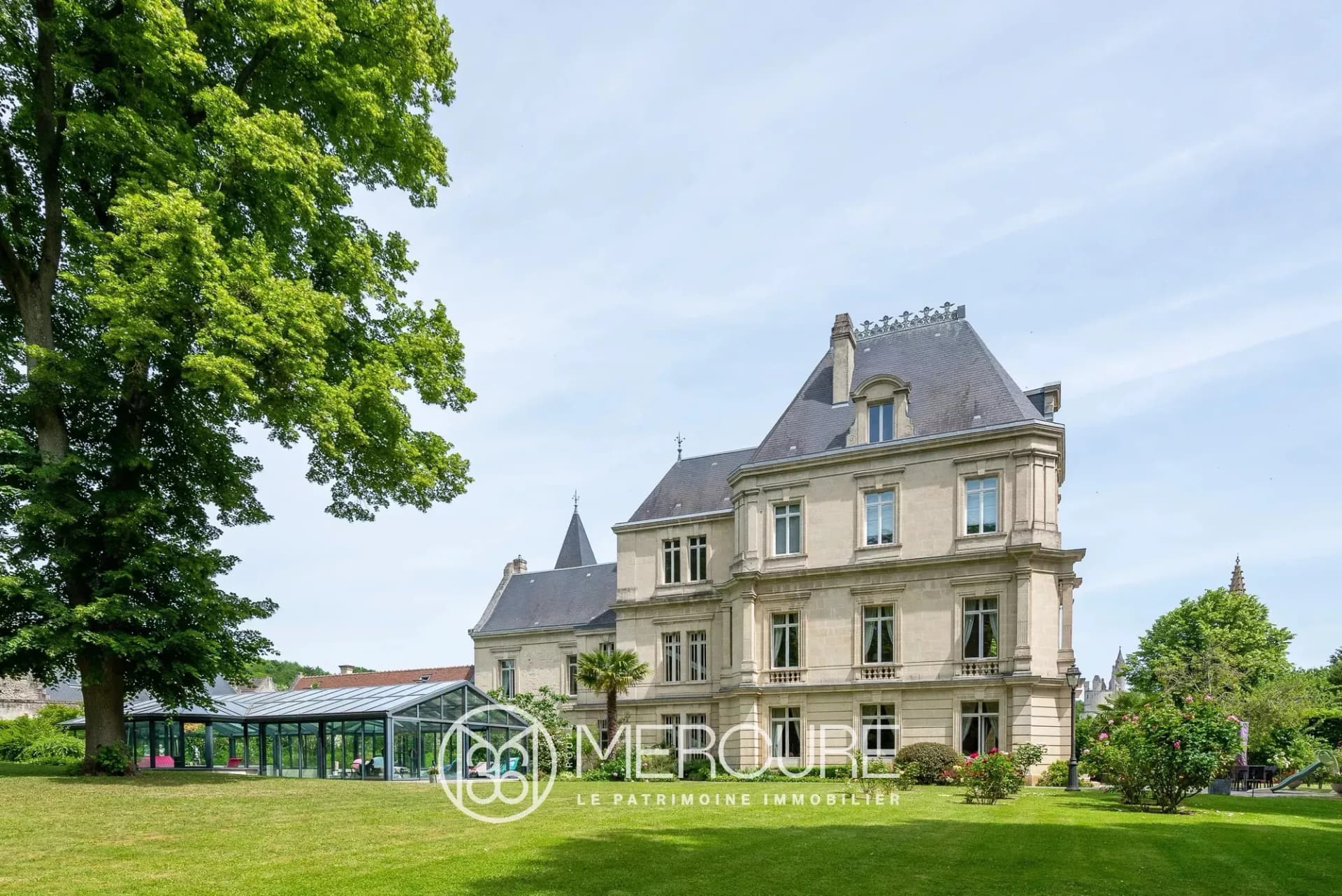 Elegant 19th Century Château With Covered Pool And Horse Pasture 2