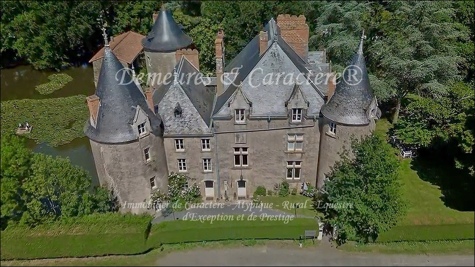 Château With Gîtes, Reception Hall, Heated Swimming Pool, And Stables