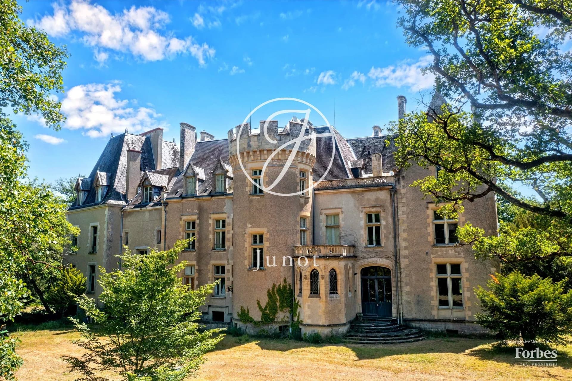 Exceptional Neo-Gothic Château With Development Potential — Château for sale in Centre-Val de Loire, France