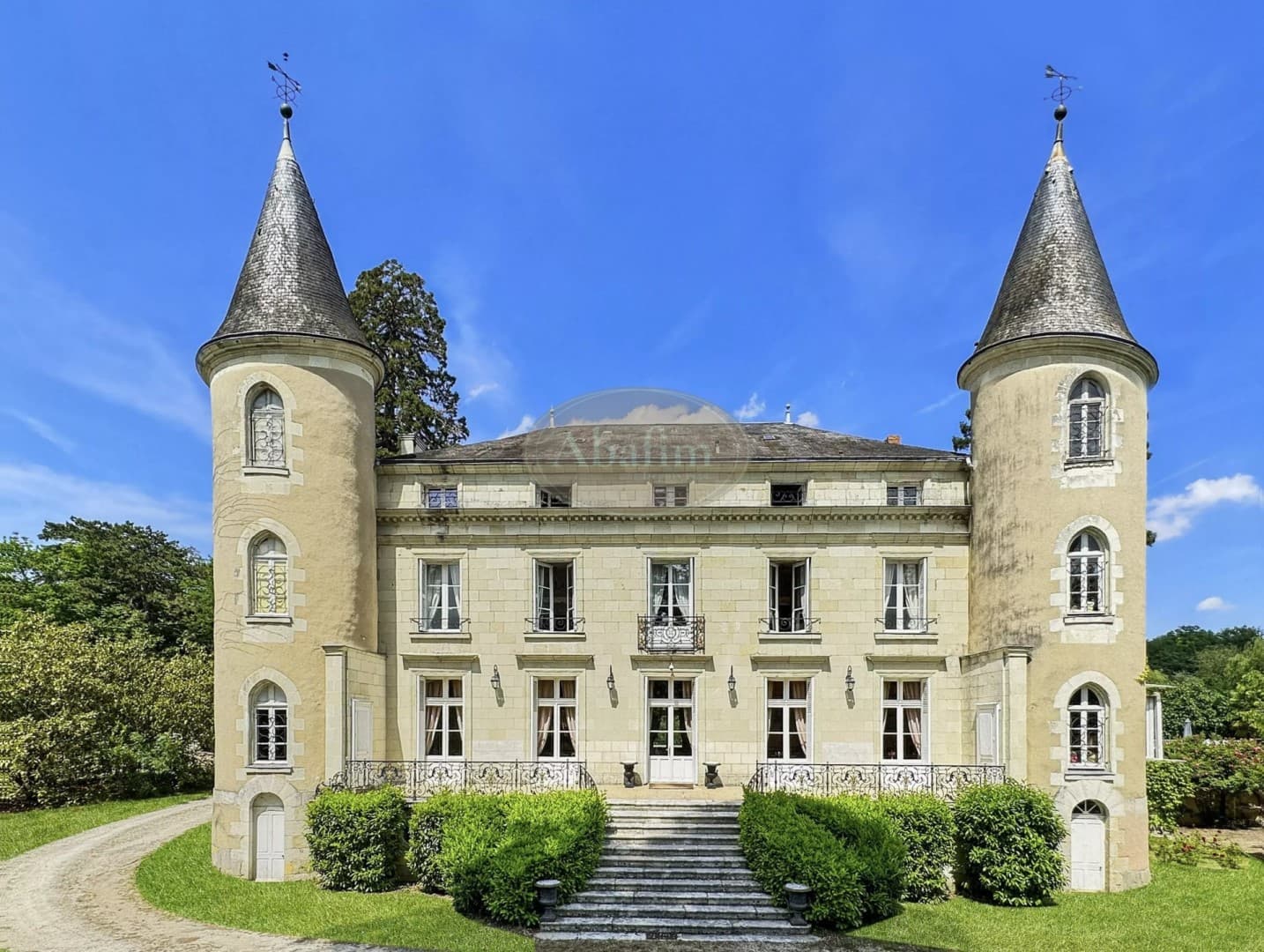 Magnificent 19th Century Castle With Gîte And Heated Pool — in Centre-Val de Loire, France