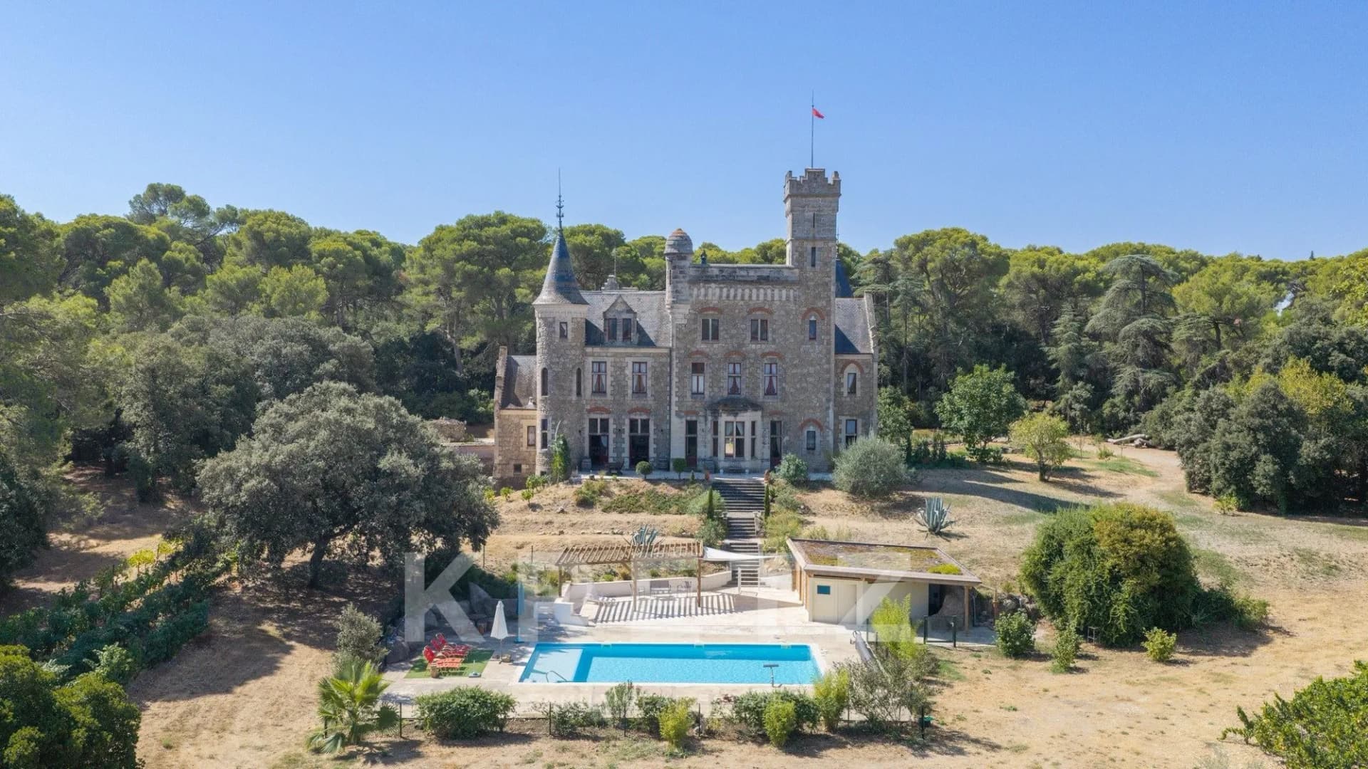 Elegant 19th Century Château With Pool And Mature Parkland 2