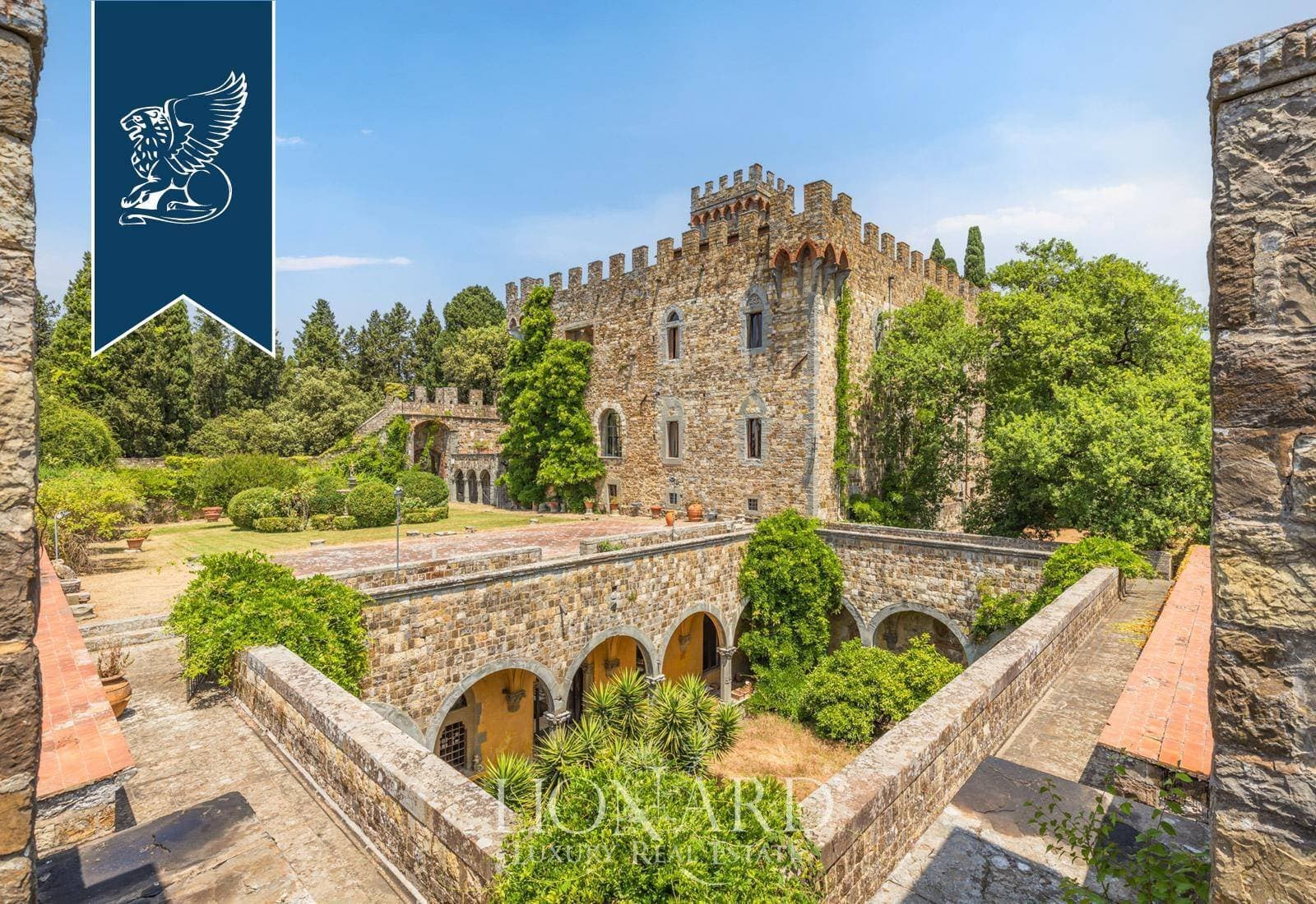 Neo-Gothic Castle With Panoramic Views Near Florence 3