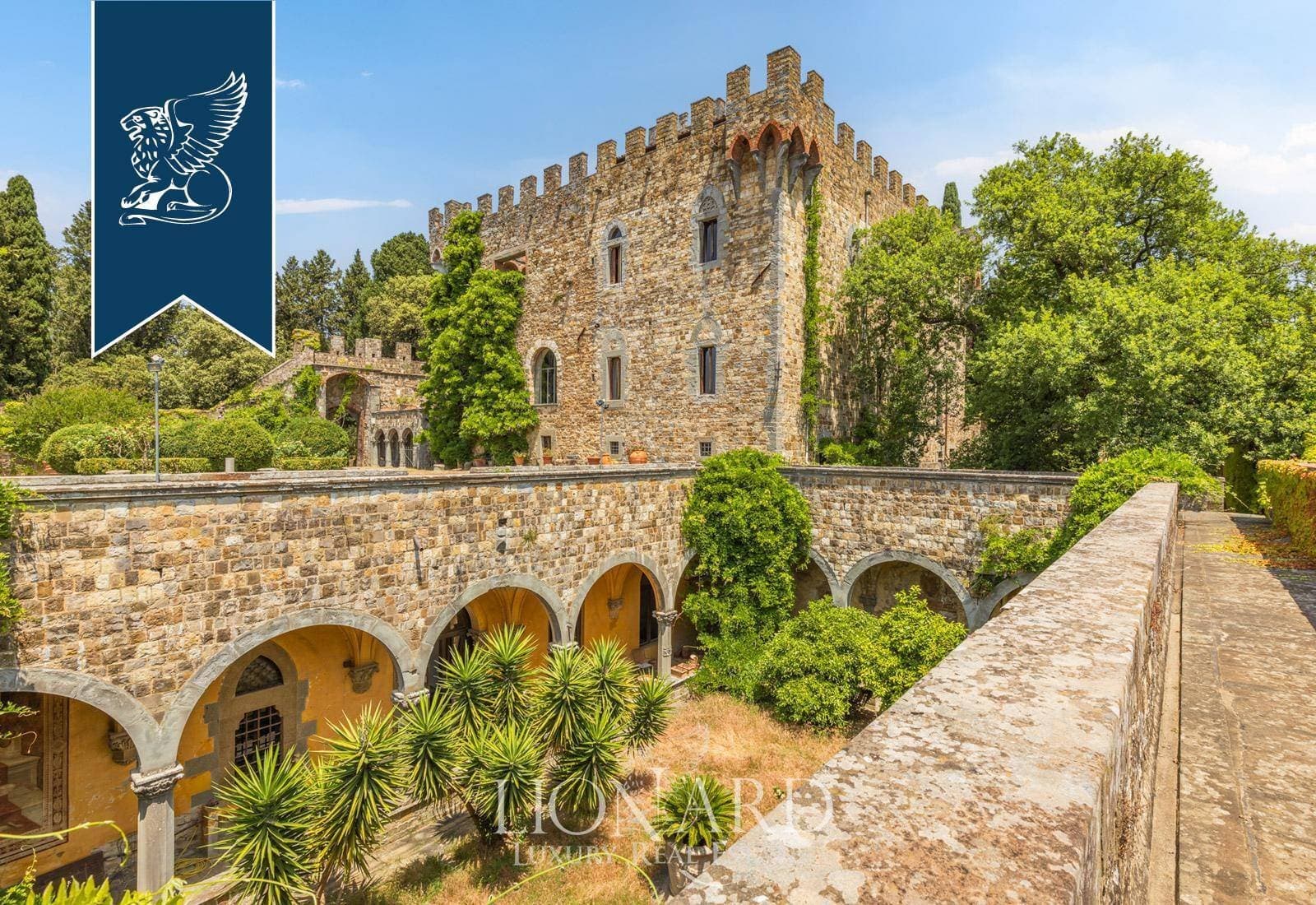 Neo-Gothic Castle With Panoramic Views Near Florence 4