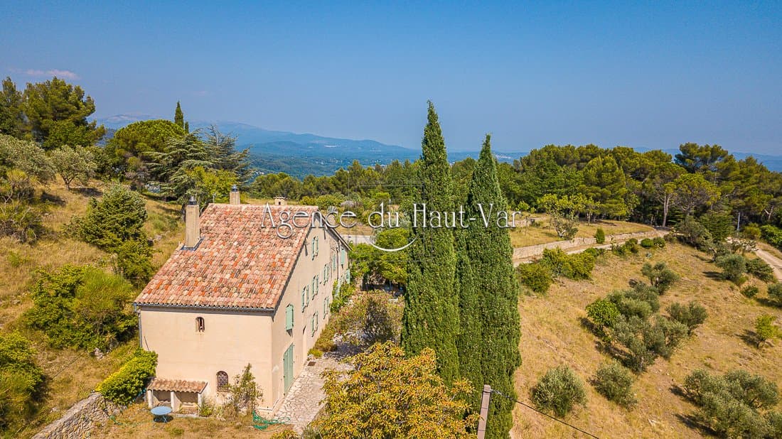 Charming Property With Guest House And Exceptional Views — in Seillans, France