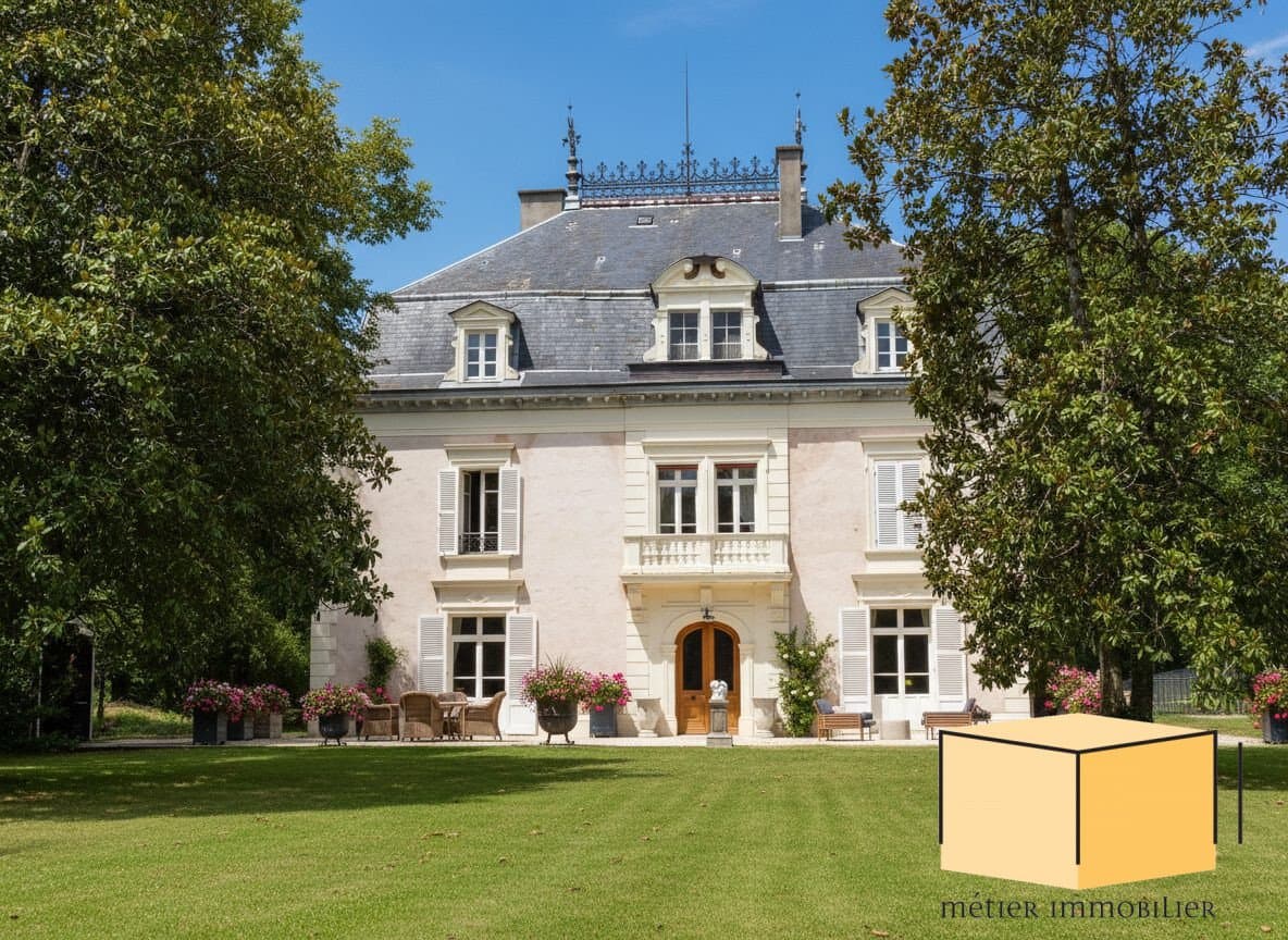 Stunning 19th Century Château With Tennis Court And Swimming Pool