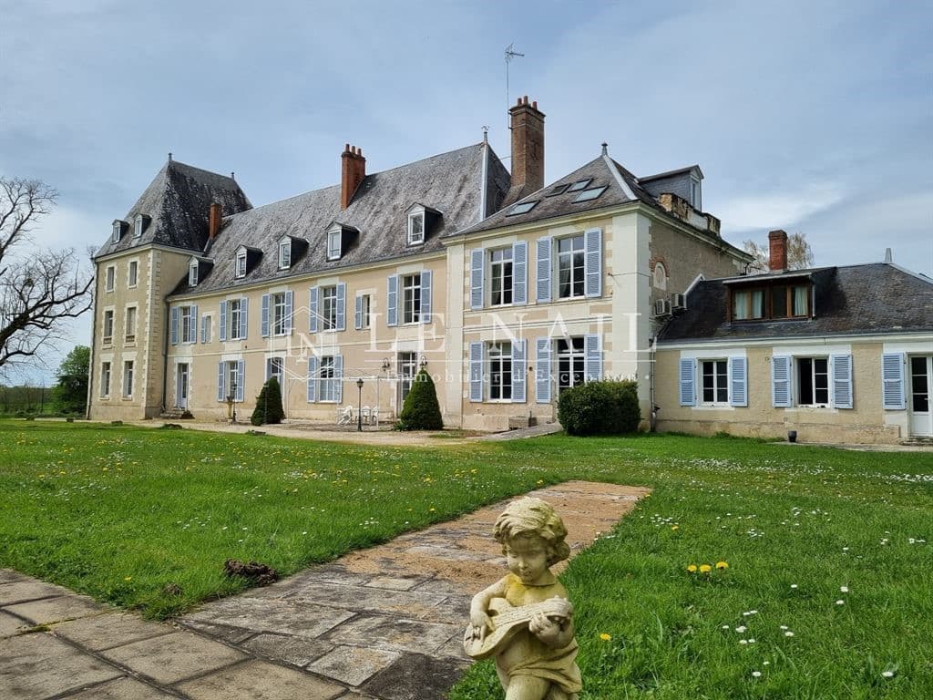 Stunning 19th Century Château With Extensive Estate And Amenities — Château for sale in Centre-Val de Loire, France