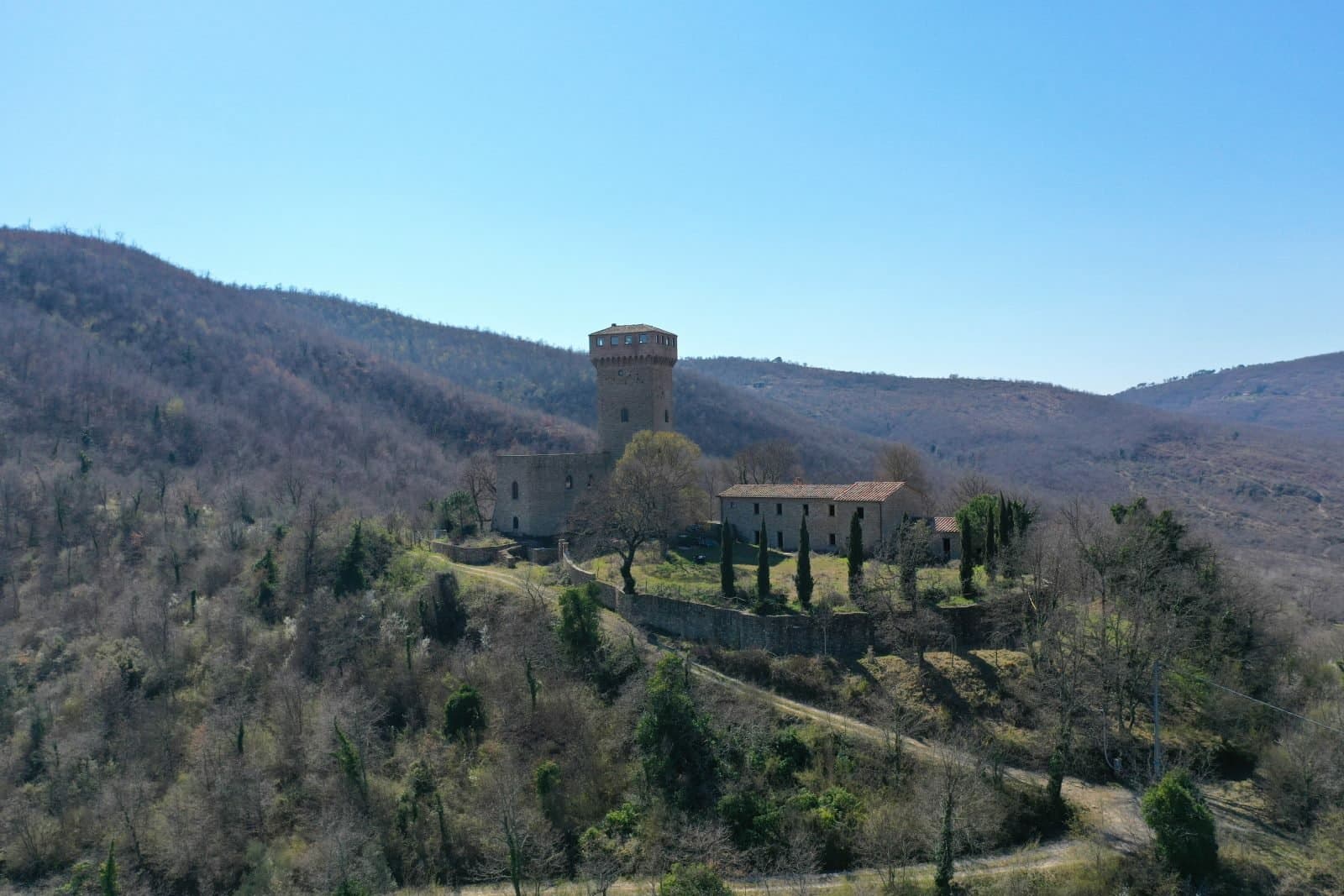 Partially Restored 11th Century Tower and Castle in Umbria 3