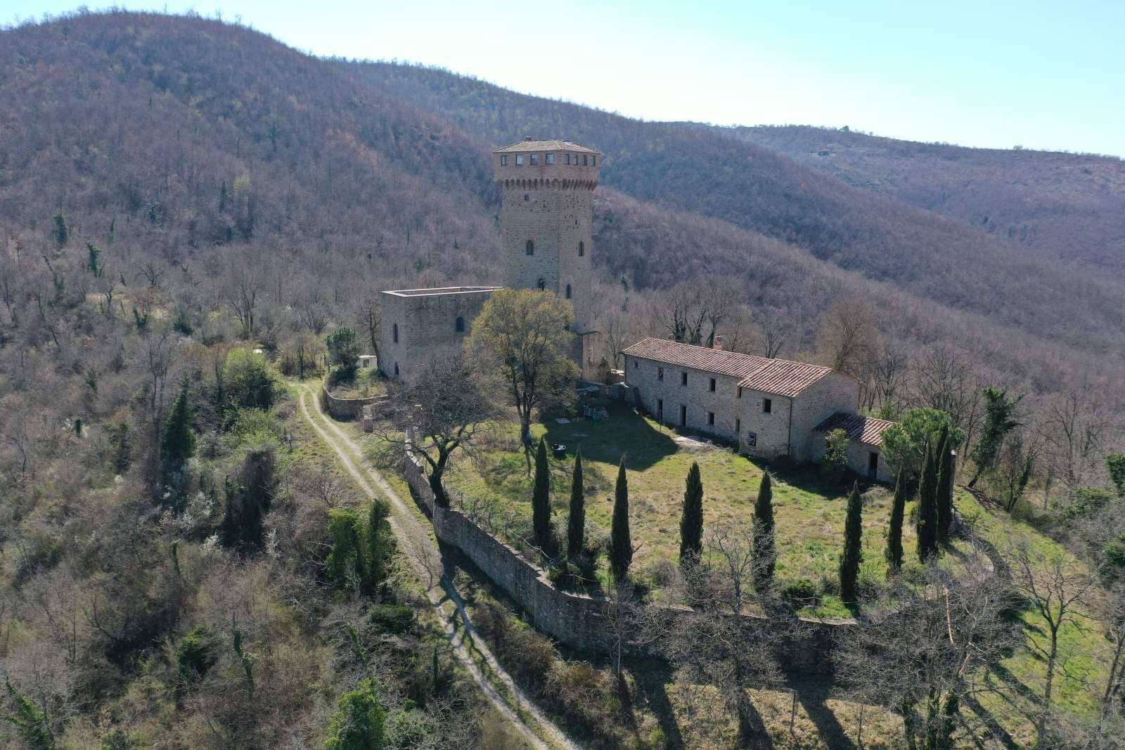 Partially Restored 11th Century Tower and Castle in Umbria 5