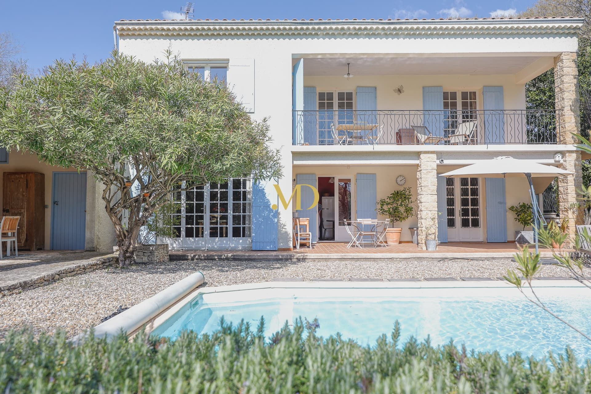 Charming House With Swimming Pool And Terraces In Saint-Saturnin-lès-Apt