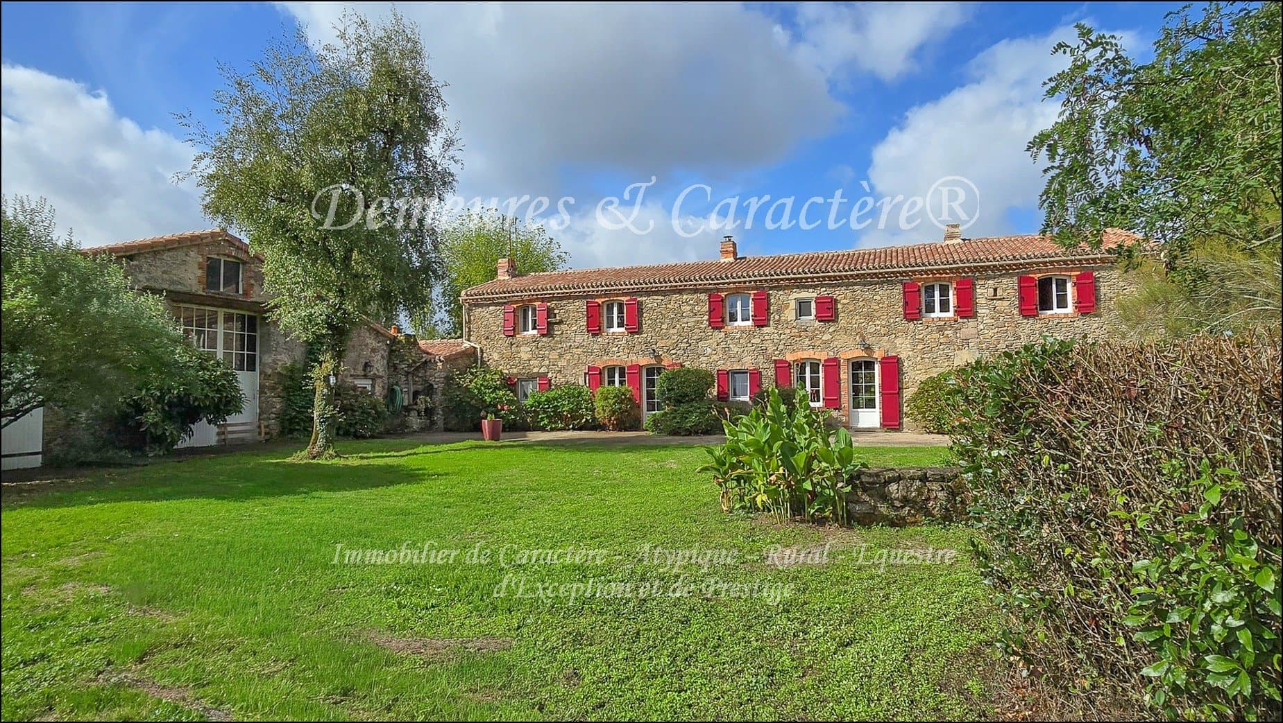 Charming 1730 House on 1.2 Hectare with Outbuildings — in Loire-Atlantique, France