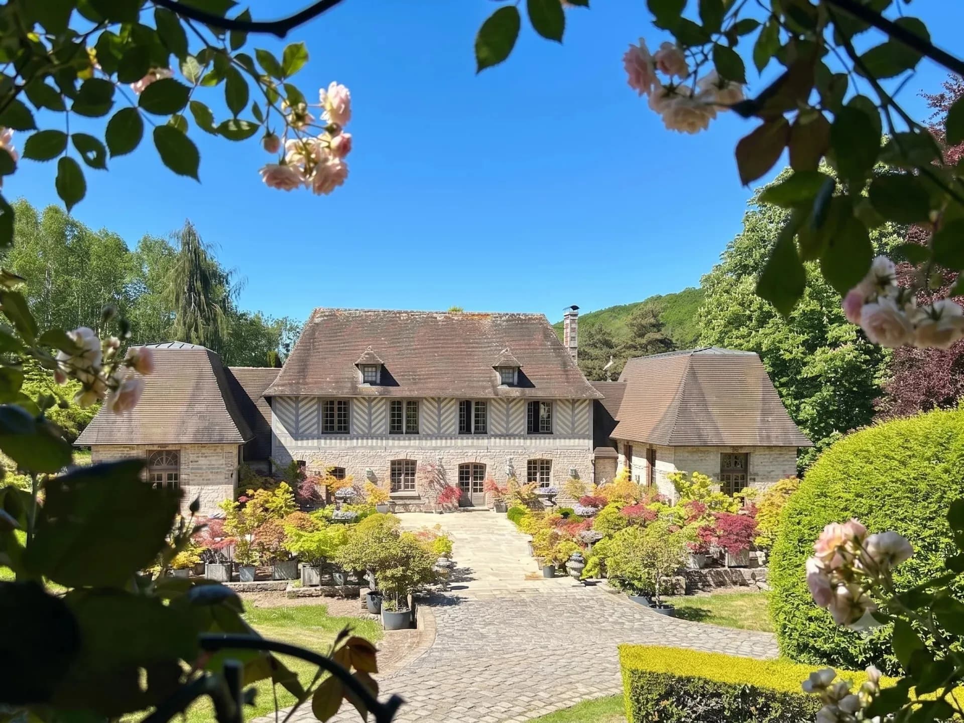 Exceptional 19th Century Manor with Guest Houses and Expansive Grounds
