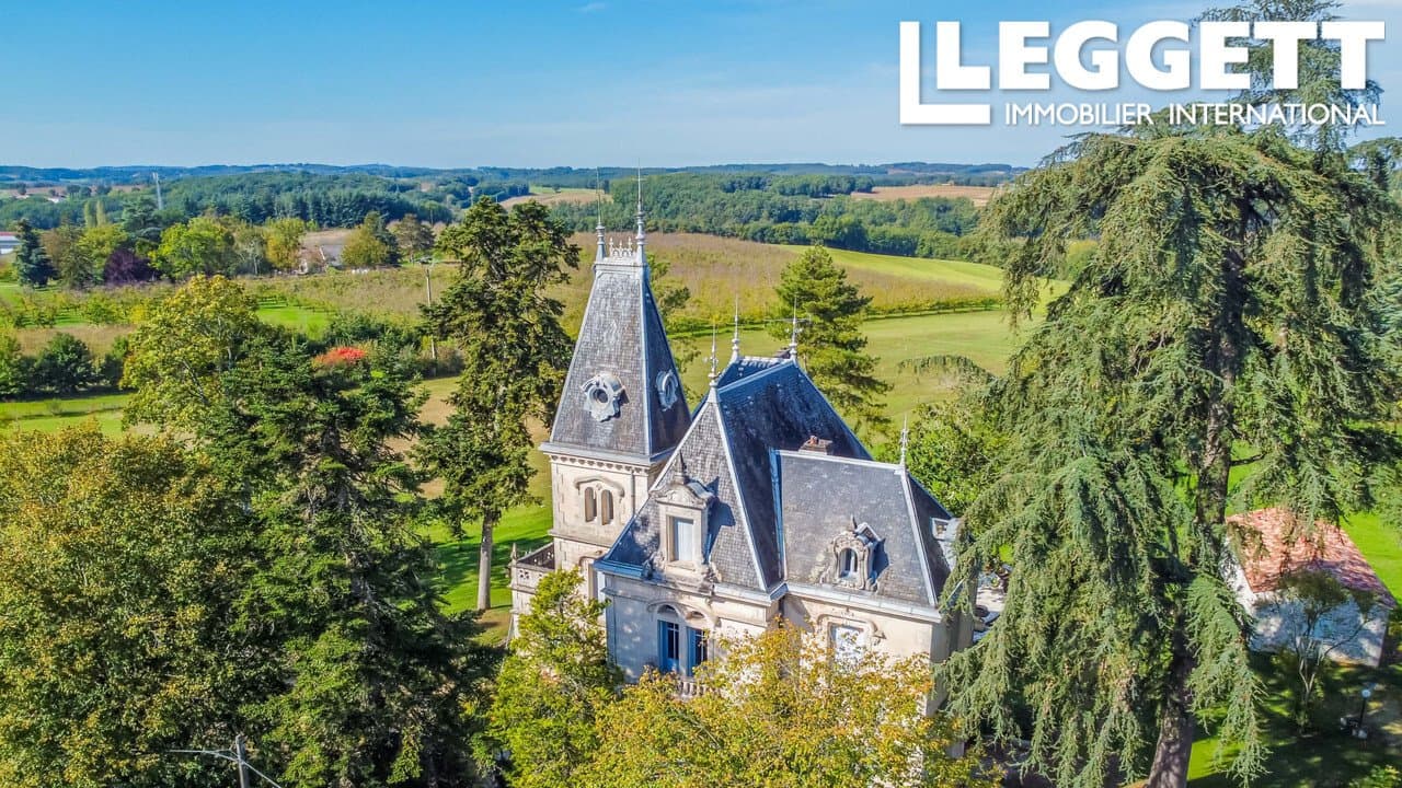 Stunning 1901 Château With Ornate Details And 12 Acres Of Grounds — Château for sale in France