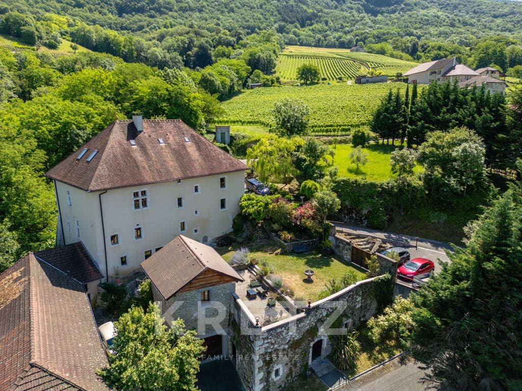 Exceptional 14th Century Château with Panoramic Terrace and Landscaped Garden — Château for sale in France