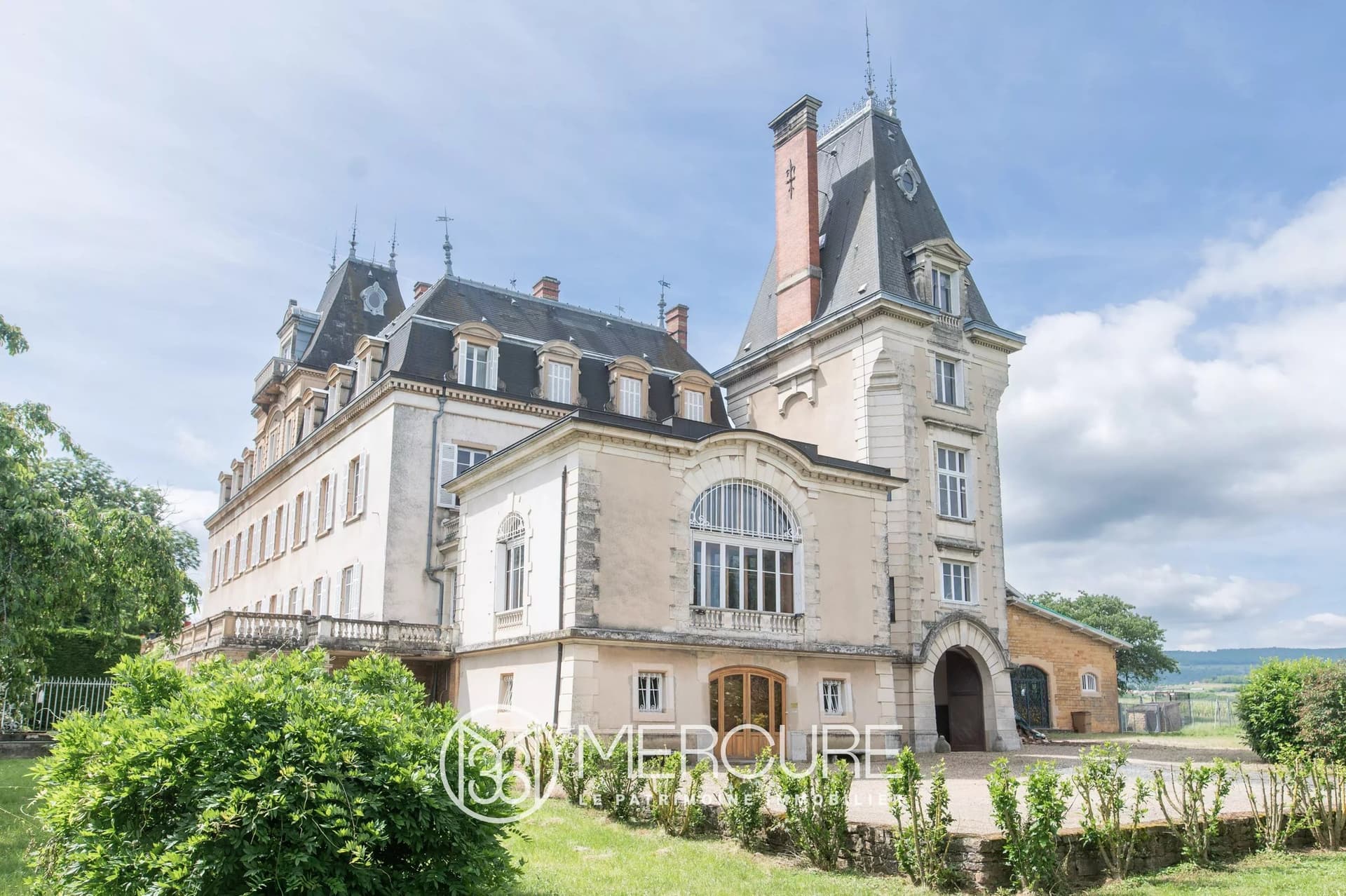 Historic Château Surrounded By Vineyards With Former Wine Press Building 2