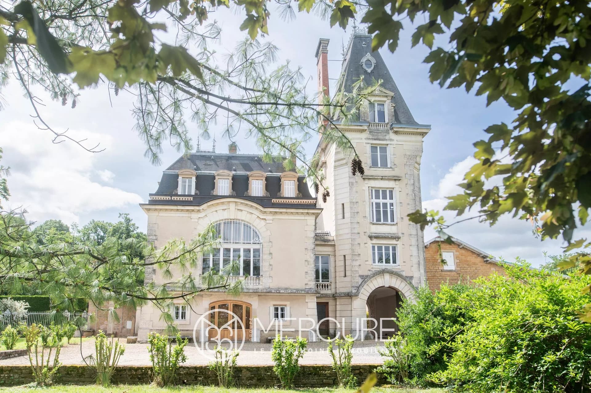 Historic Château Surrounded By Vineyards With Former Wine Press Building 3