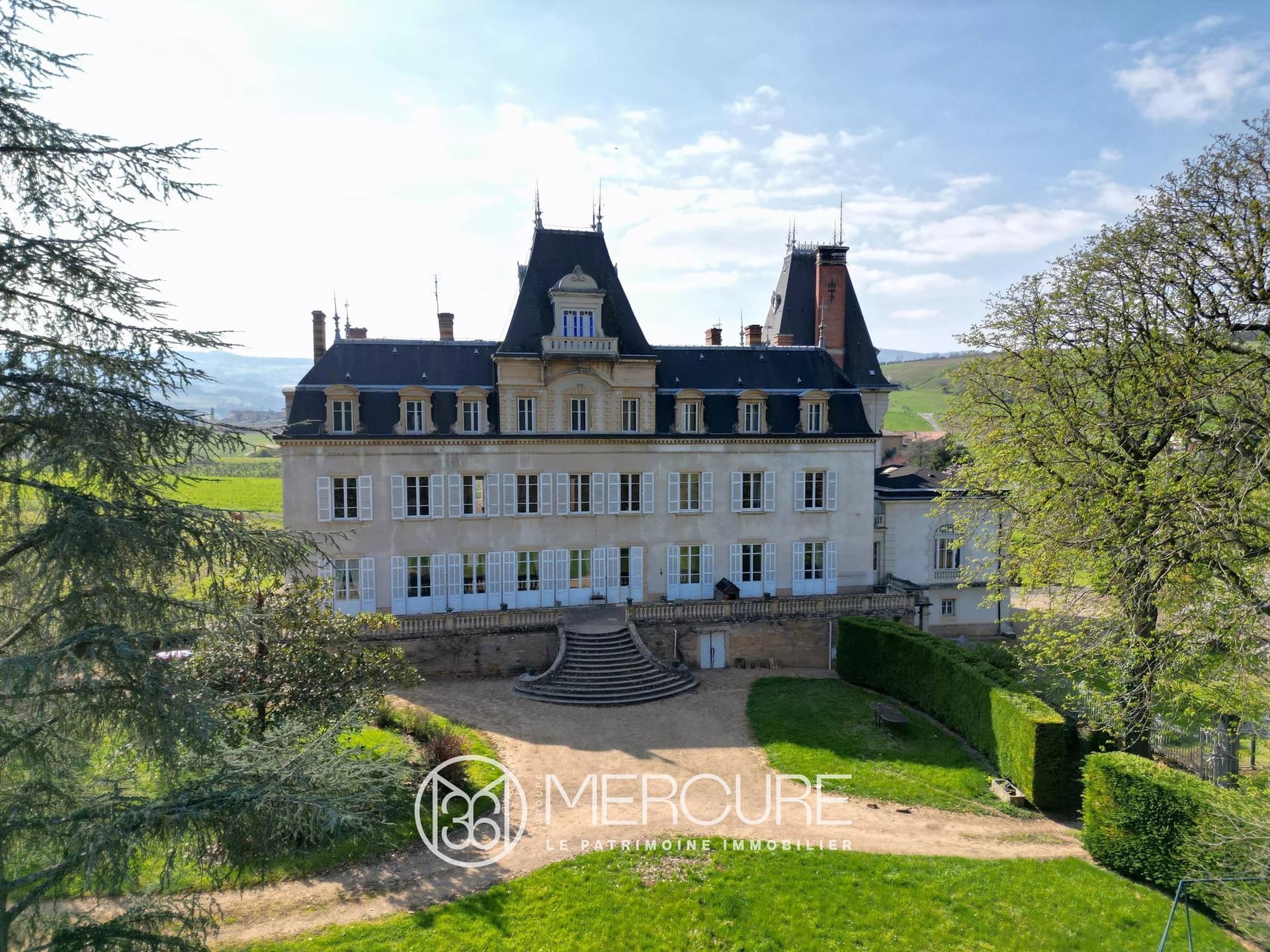 Historic Château Surrounded By Vineyards With Former Wine Press Building 4