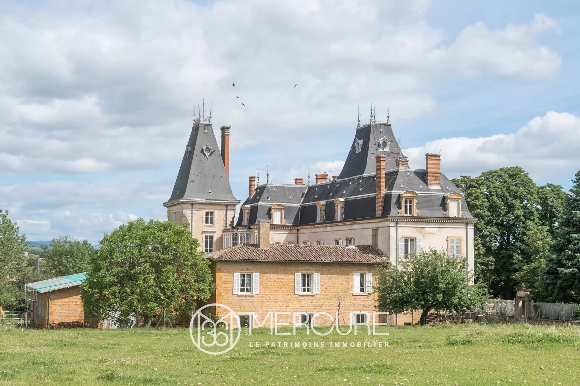 Historic Château Surrounded By Vineyards With Former Wine Press Building 5