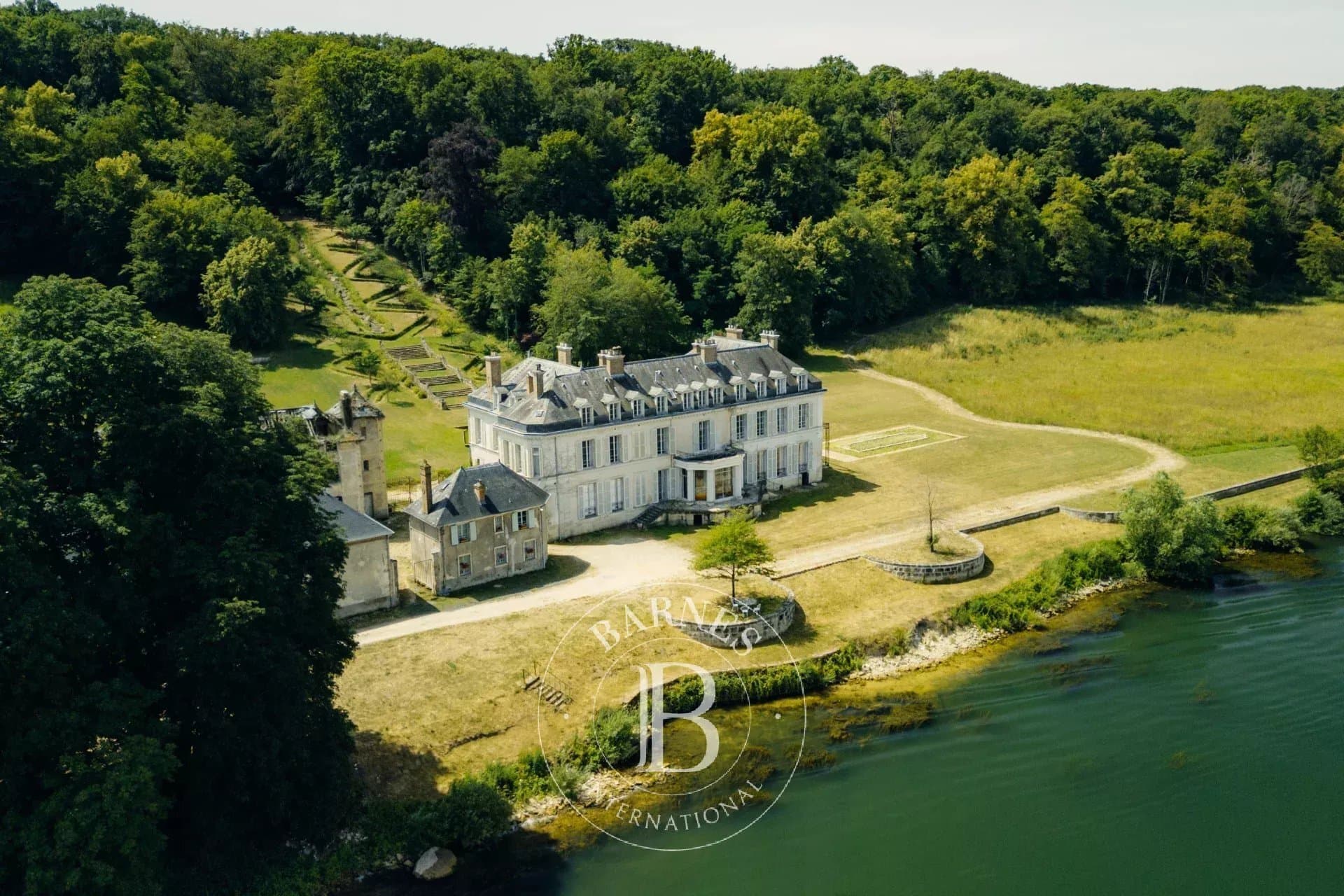 Exceptional 17th Century Château With 30 Hectares And Stunning Views — Château for sale in Île-de-France, France