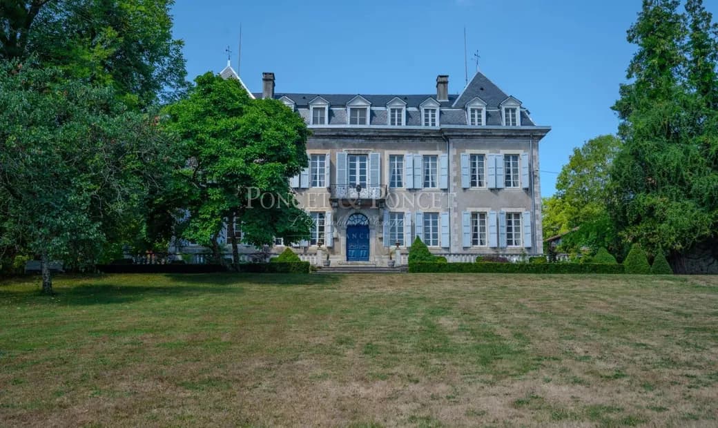 Enchanting 18th Century Château With Panoramic Views Of The Pyrenees
