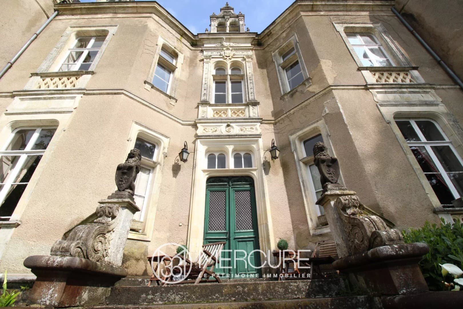 Elegant Napoleon III Château With Expansive Park and Pond 2
