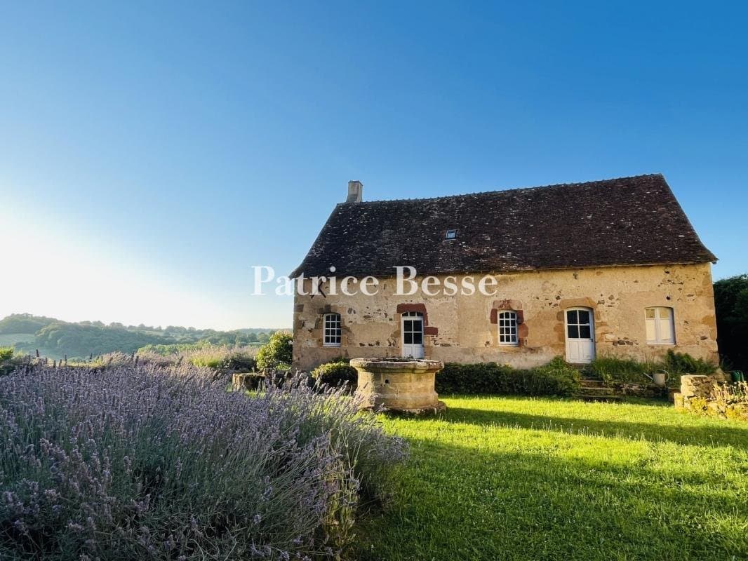 Historic 15th Century Château Overlooking Pastureland and Lake — Château for sale in France